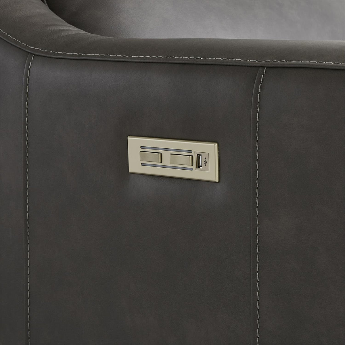 Germain Leather Power Motion Chair by Bernhardt