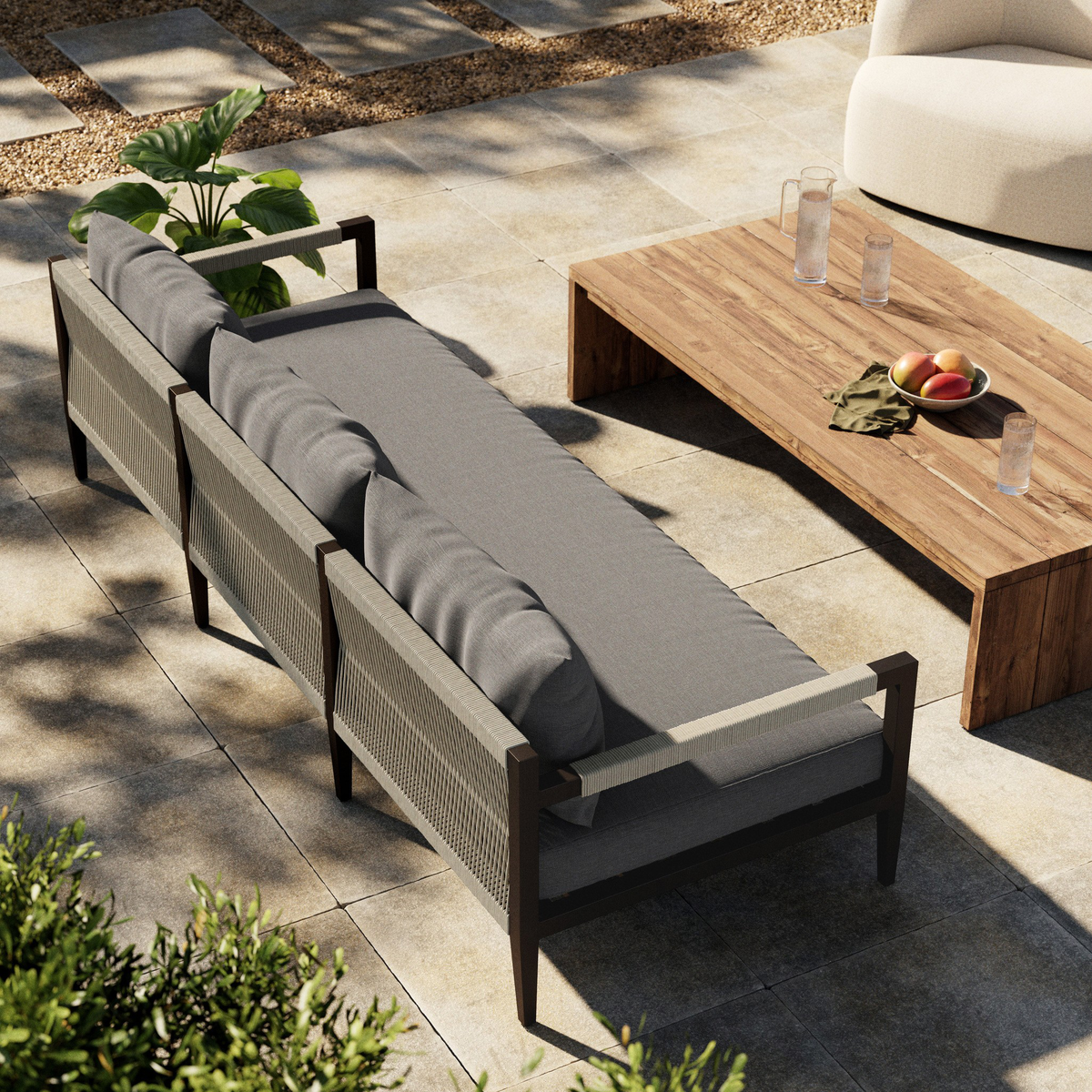 Sherwood Outdoor Sofa, Bronze