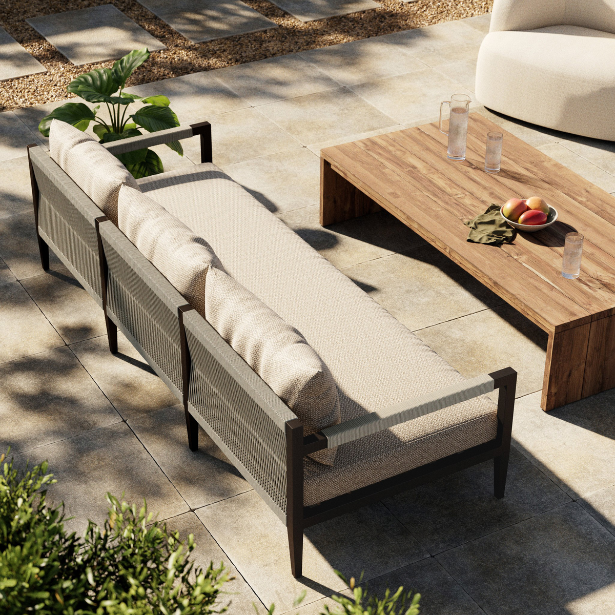 Sherwood Outdoor Sofa, Bronze