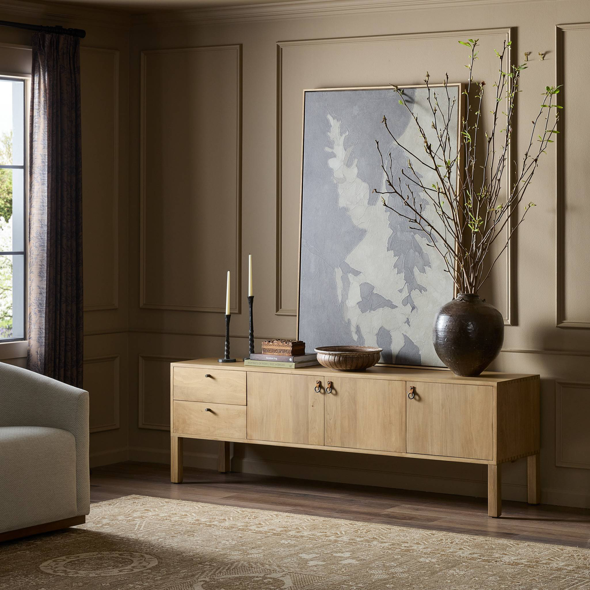Isador Media Console by Four Hands