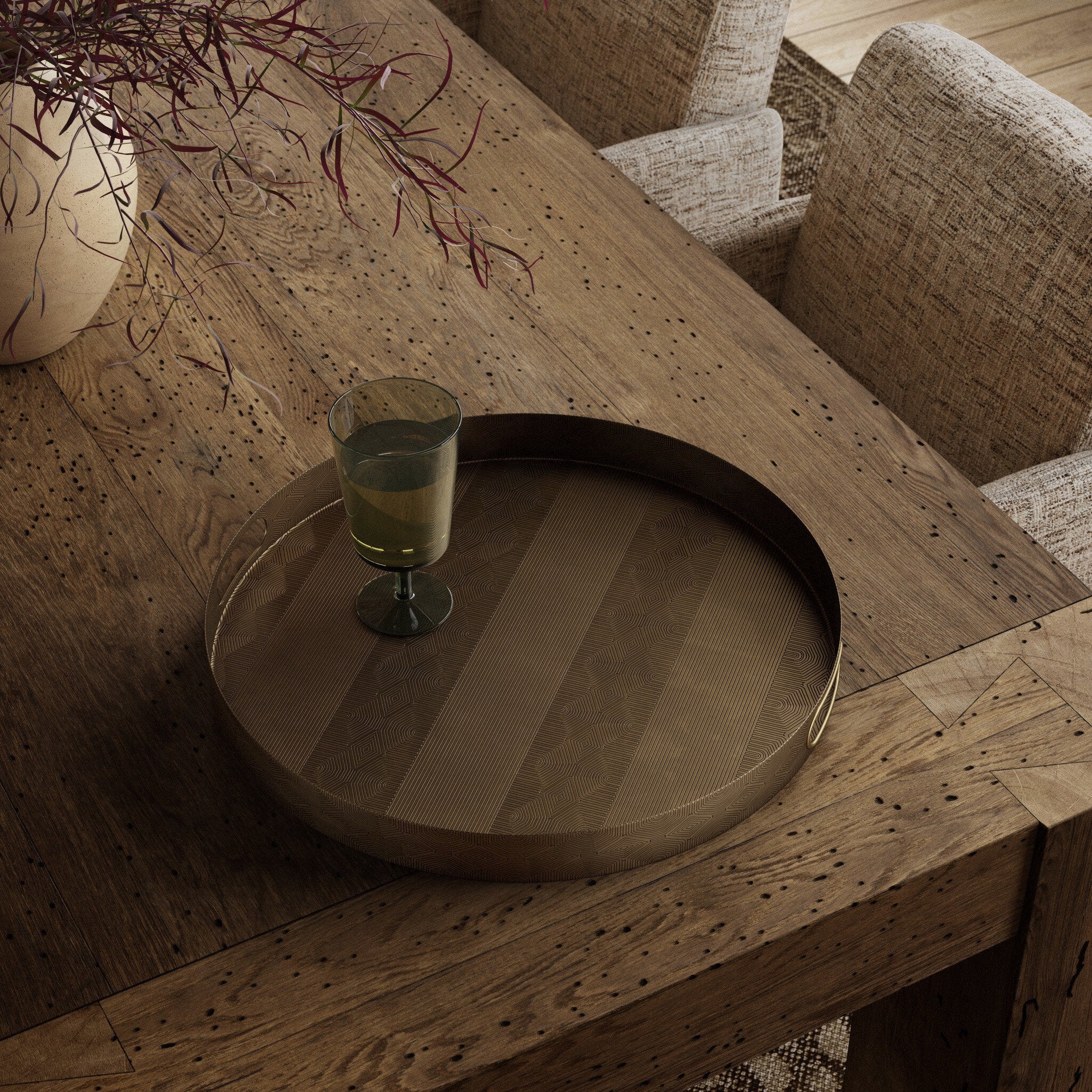 Etched Tray
