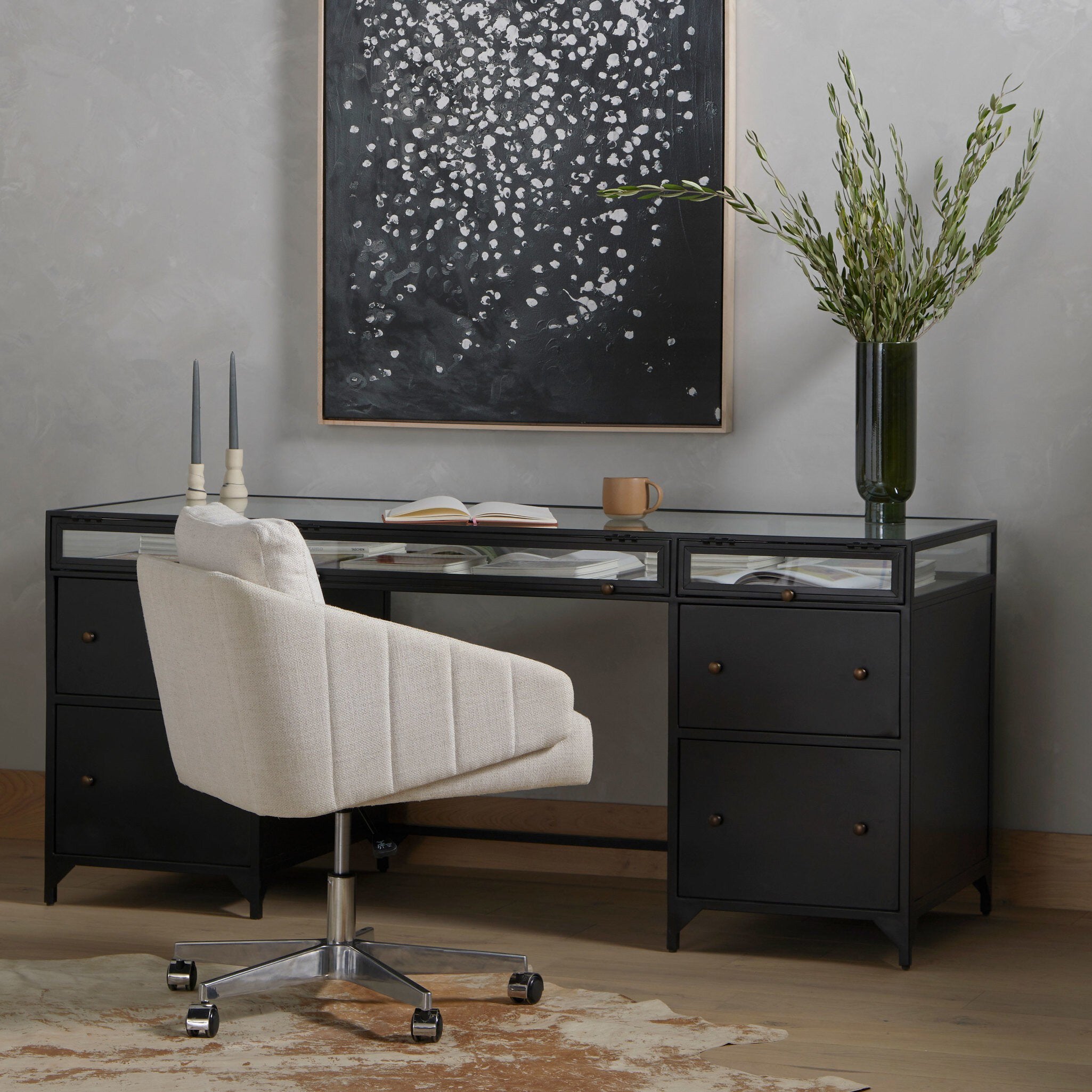 Shadow Box Executive Desk