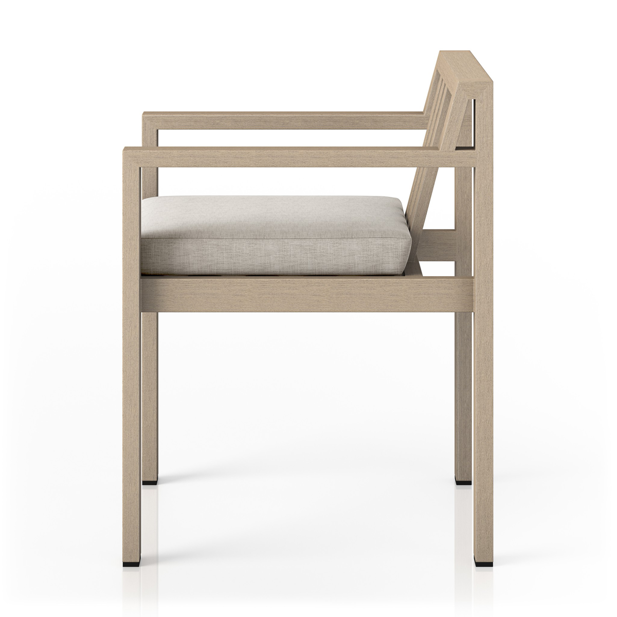 Monterey Outdoor Dining Armchair, Washed Brown