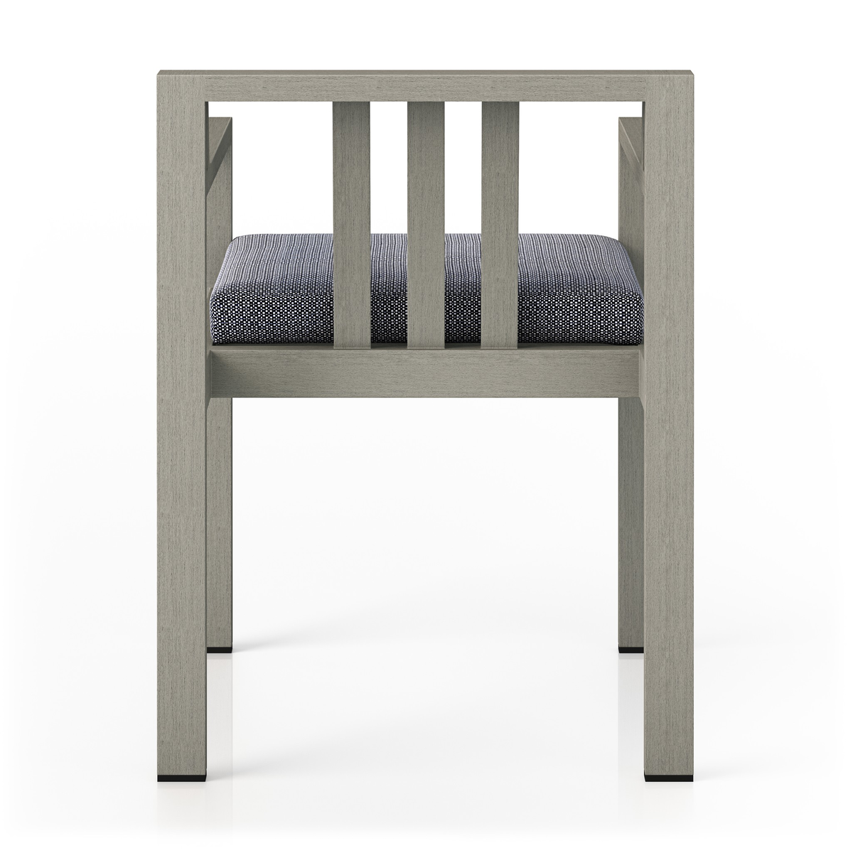 Monterey Outdoor Dining Armchair, Weathered Grey