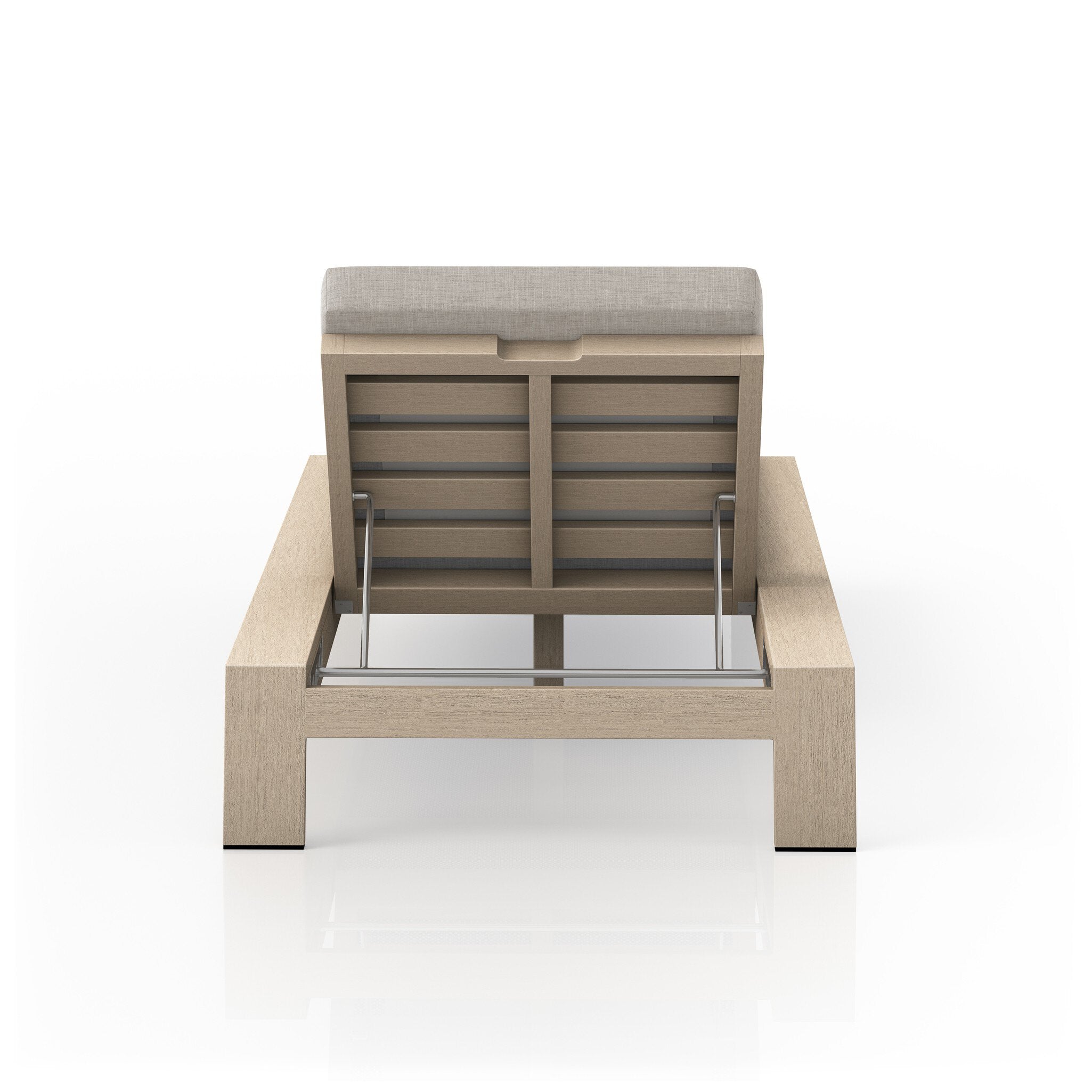 Monterey Outdoor Chaise, Washed Brown