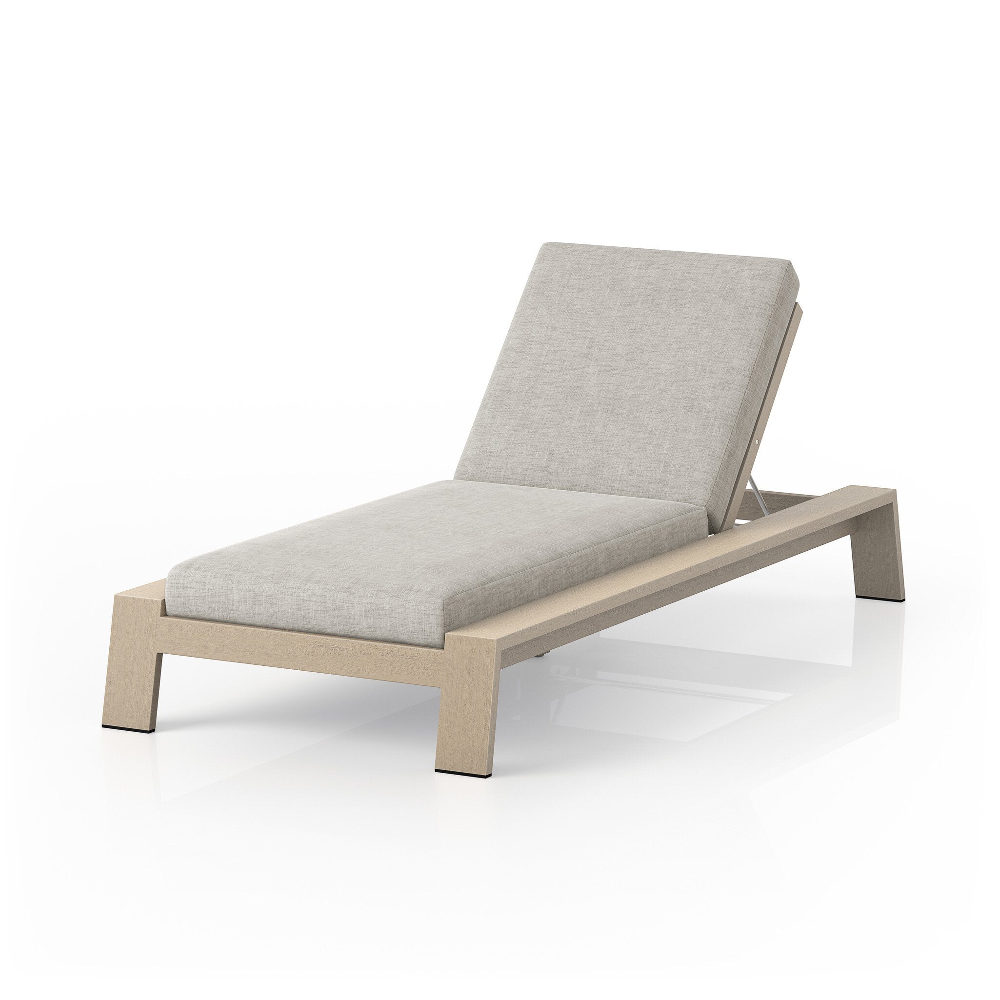 Monterey Outdoor Chaise, Washed Brown