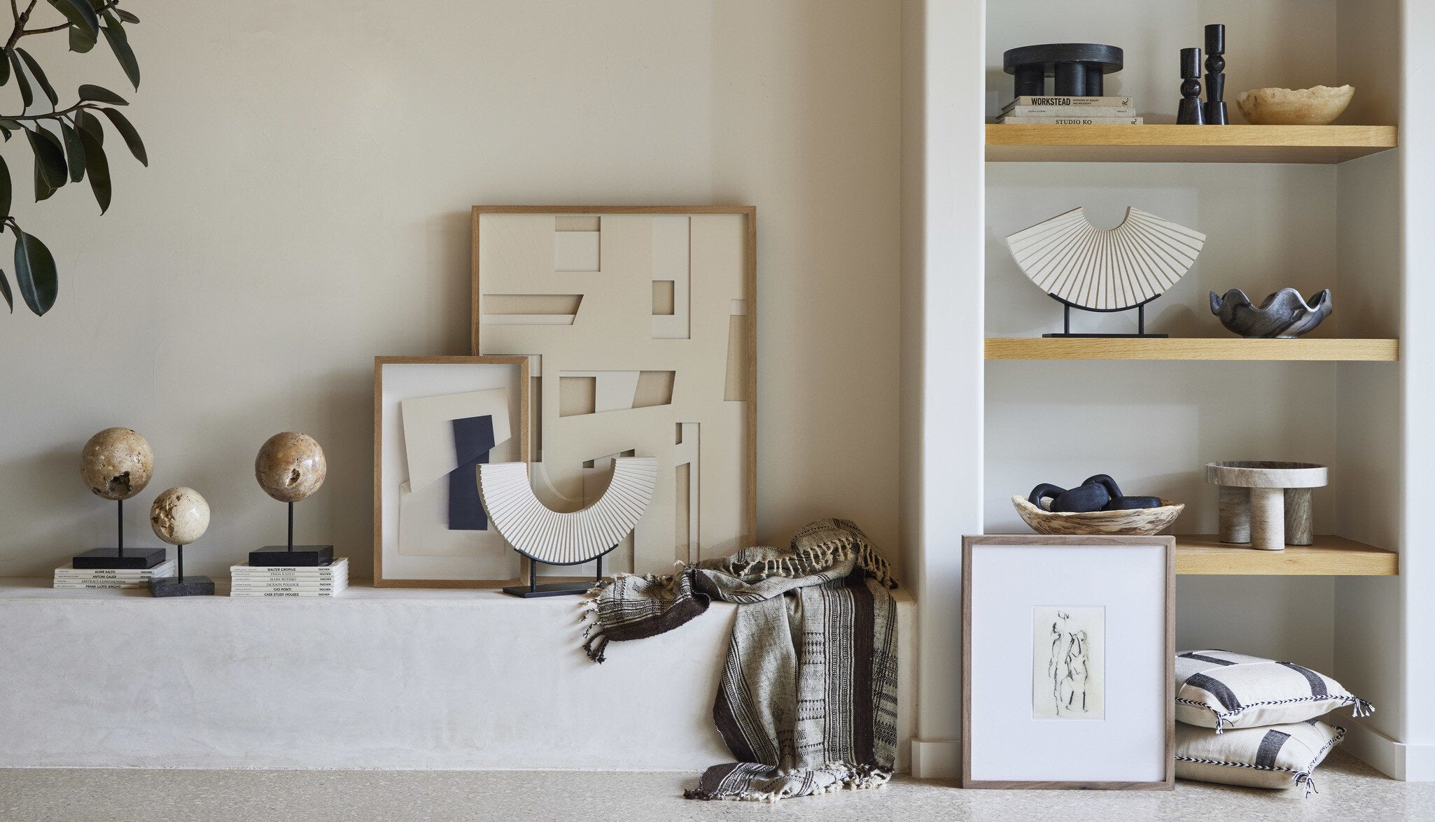 Organic Stone Sculptures, Set Of 3