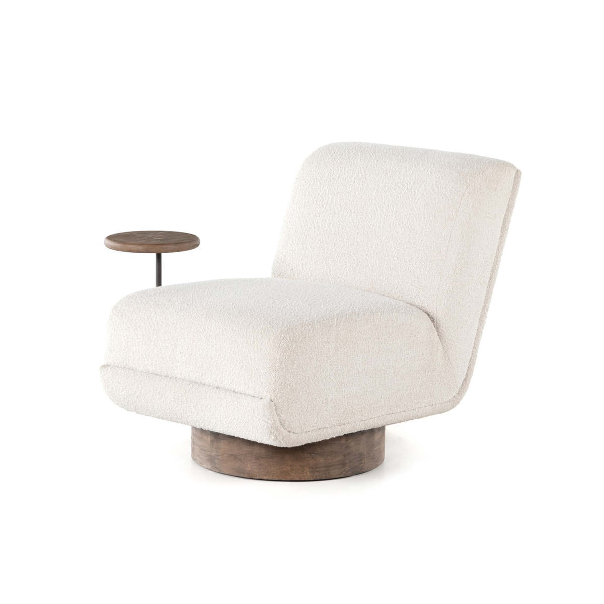 Bronwyn Swivel Chair + Side Table