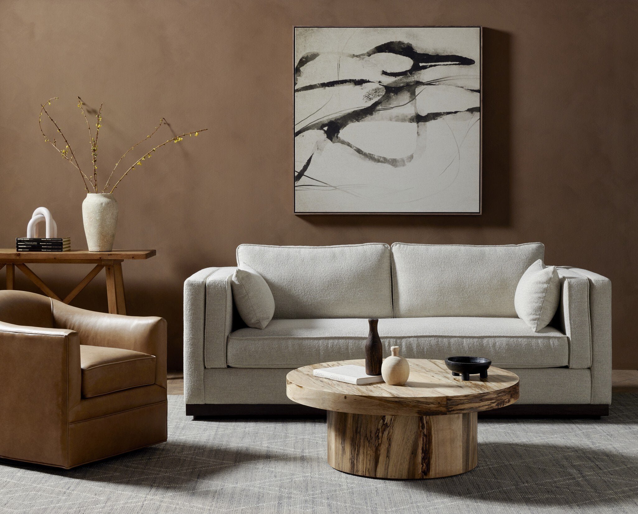 Hudson Pedestal Coffee Table