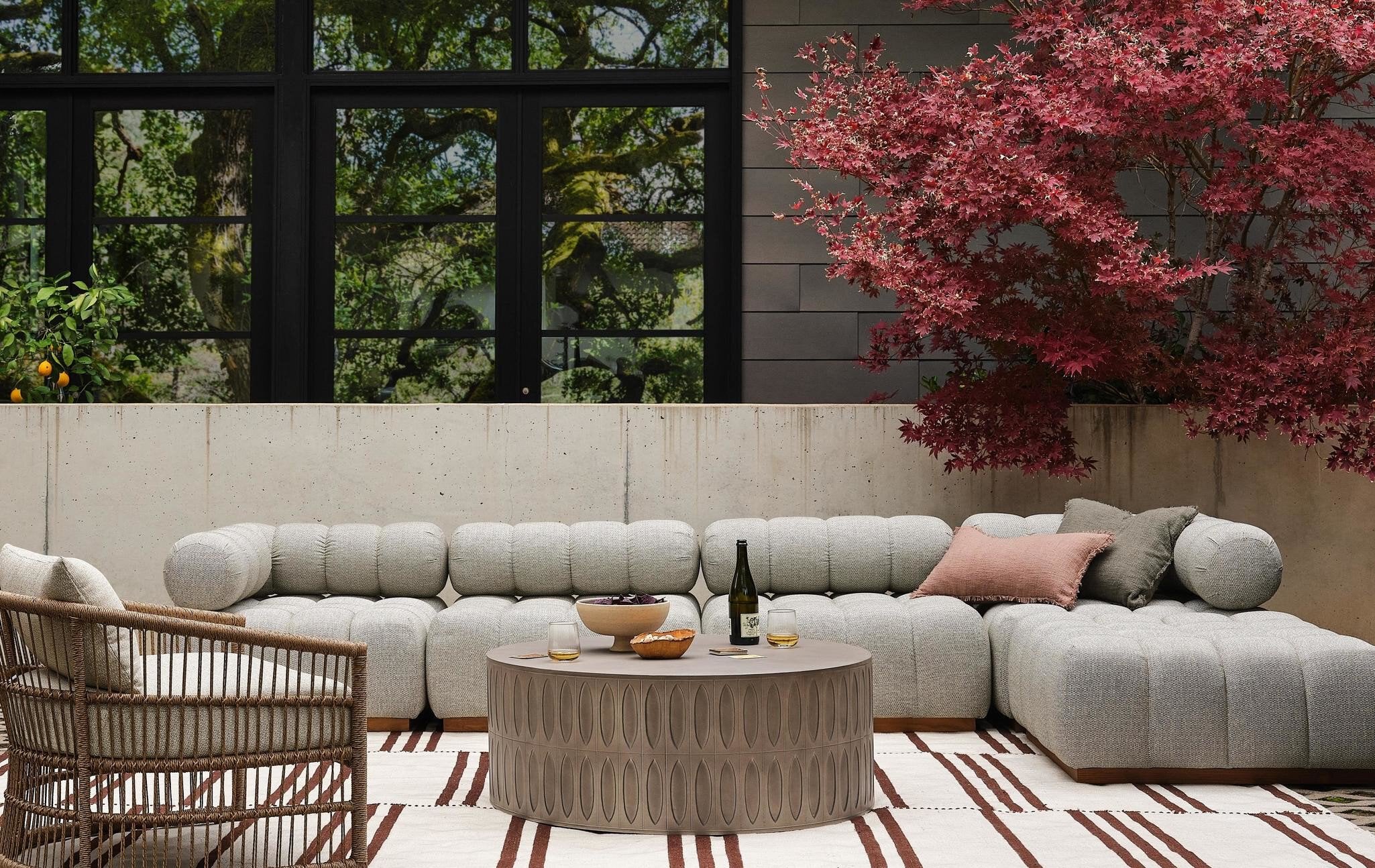 Roma Outdoor 4-Piece Sectional