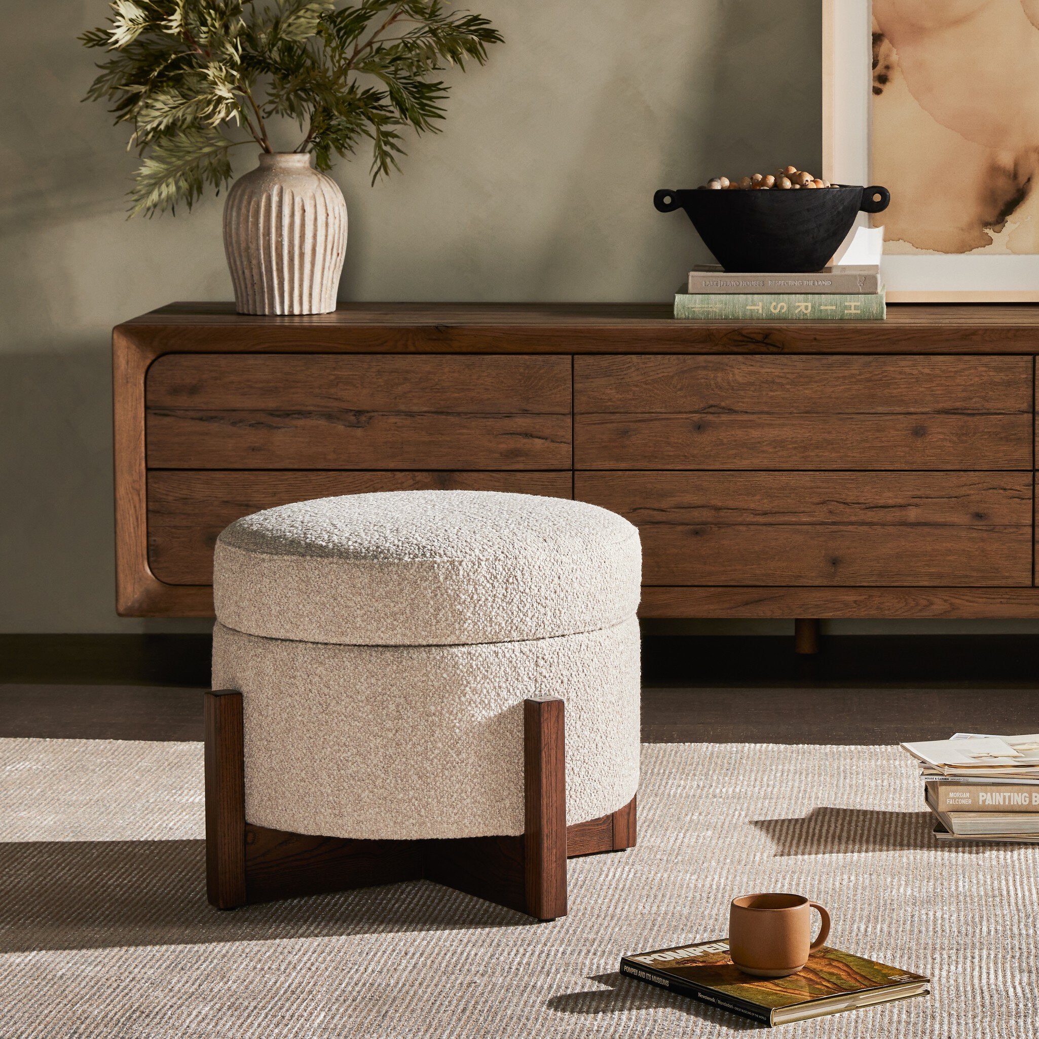 Esben Storage Ottoman-25"