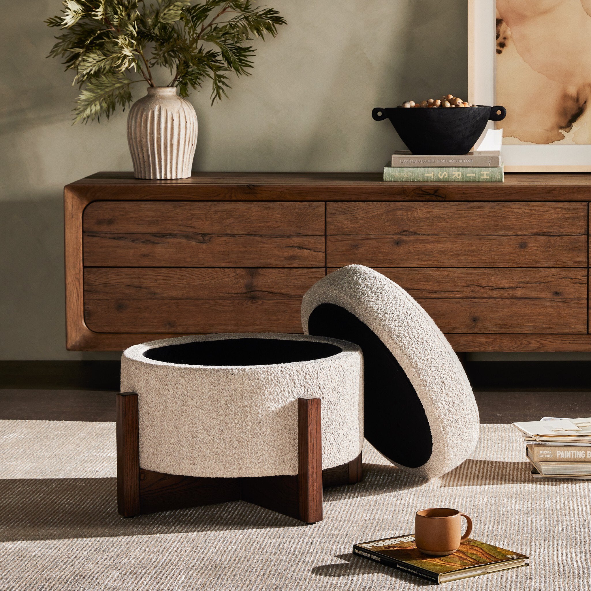 Esben Storage Ottoman-25"