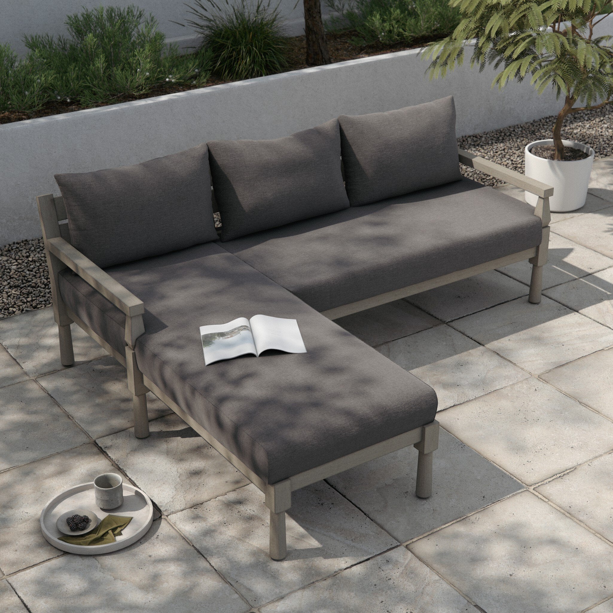 Waller Outdoor 2-Piece Sectional