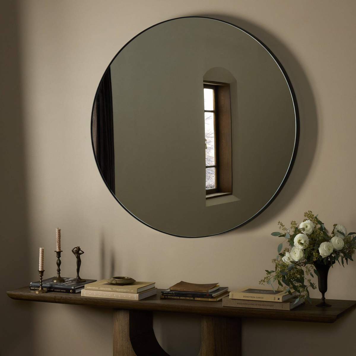 Georgina Round Mirror by Four Hands