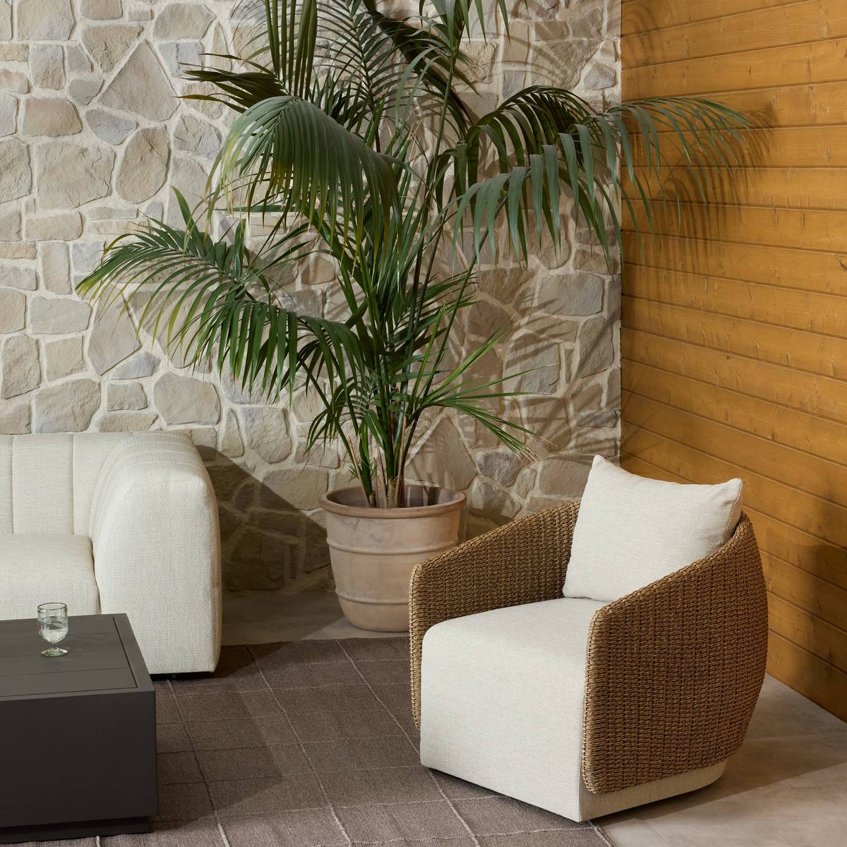 Maven Outdoor Swivel Chair