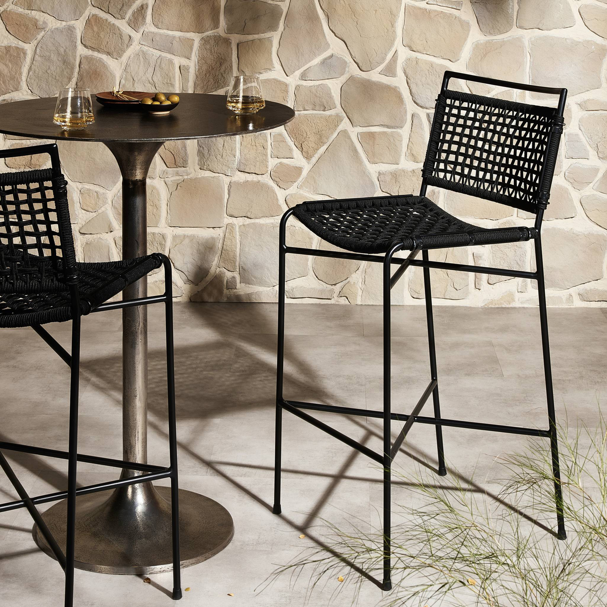 Wharton Outdoor Bar + Counter Stool