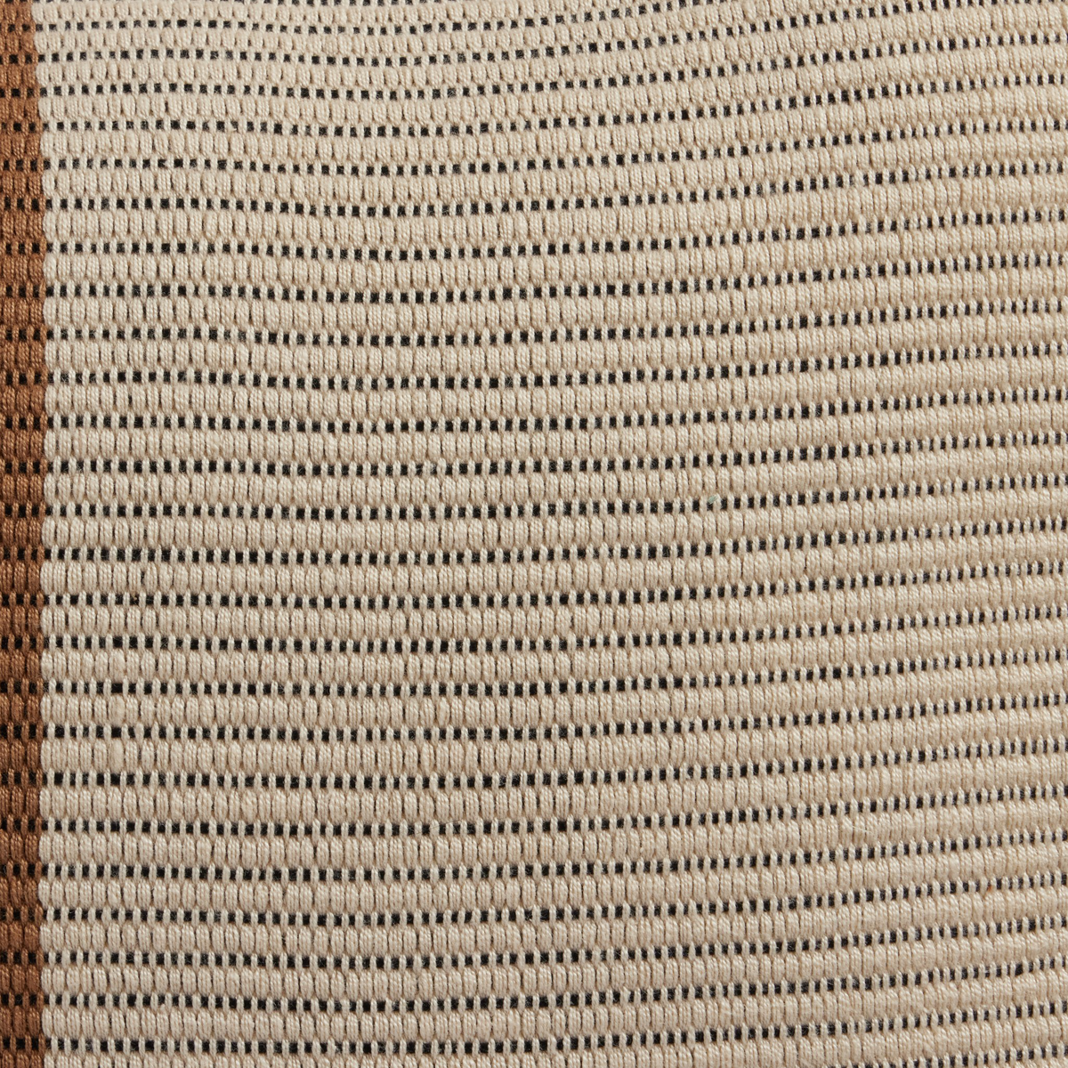 Handwoven Merido Pillow - Black by Four Hands