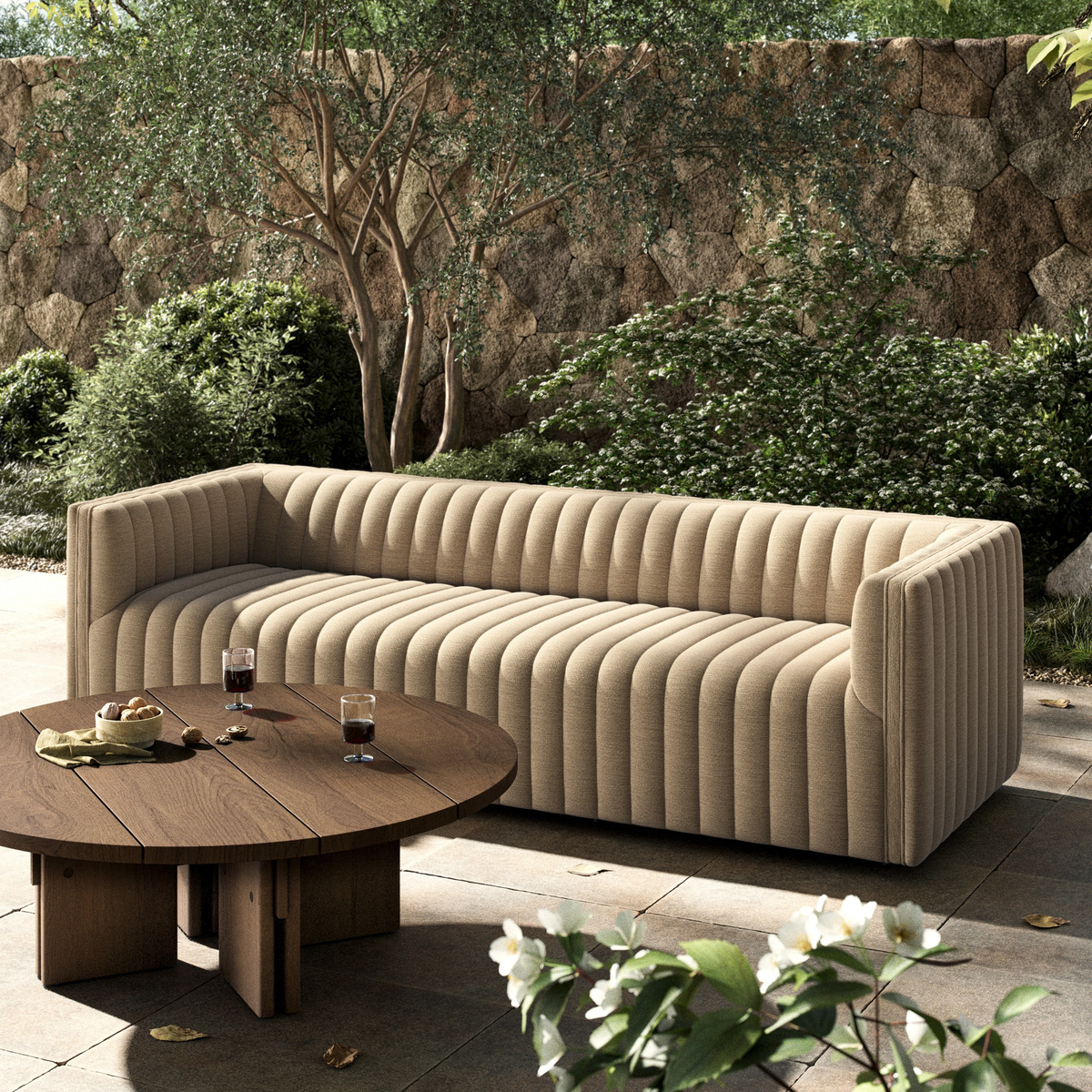 Augustine Outdoor Sofa-97"