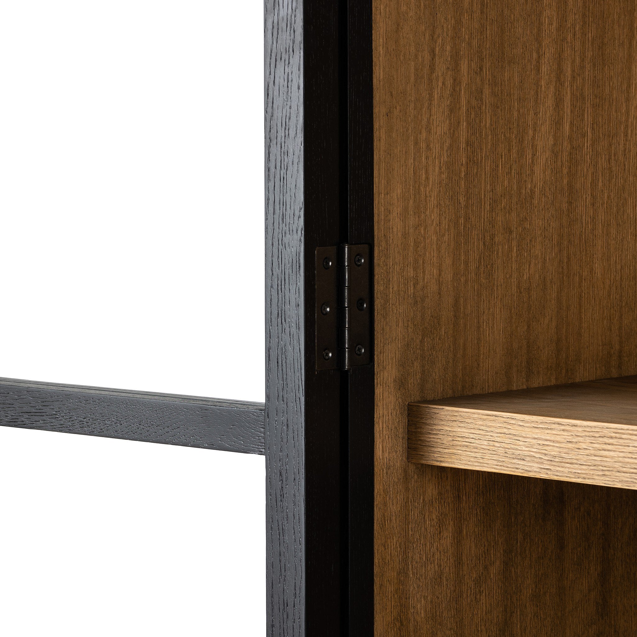 Millie Panel And Glass Door Cabinet