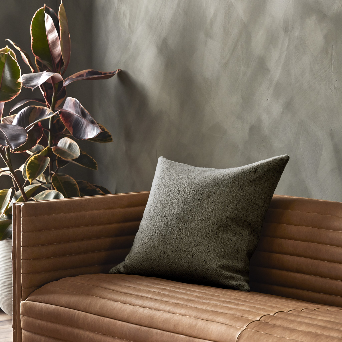 Stonewash Linen Pillow by Four Hands