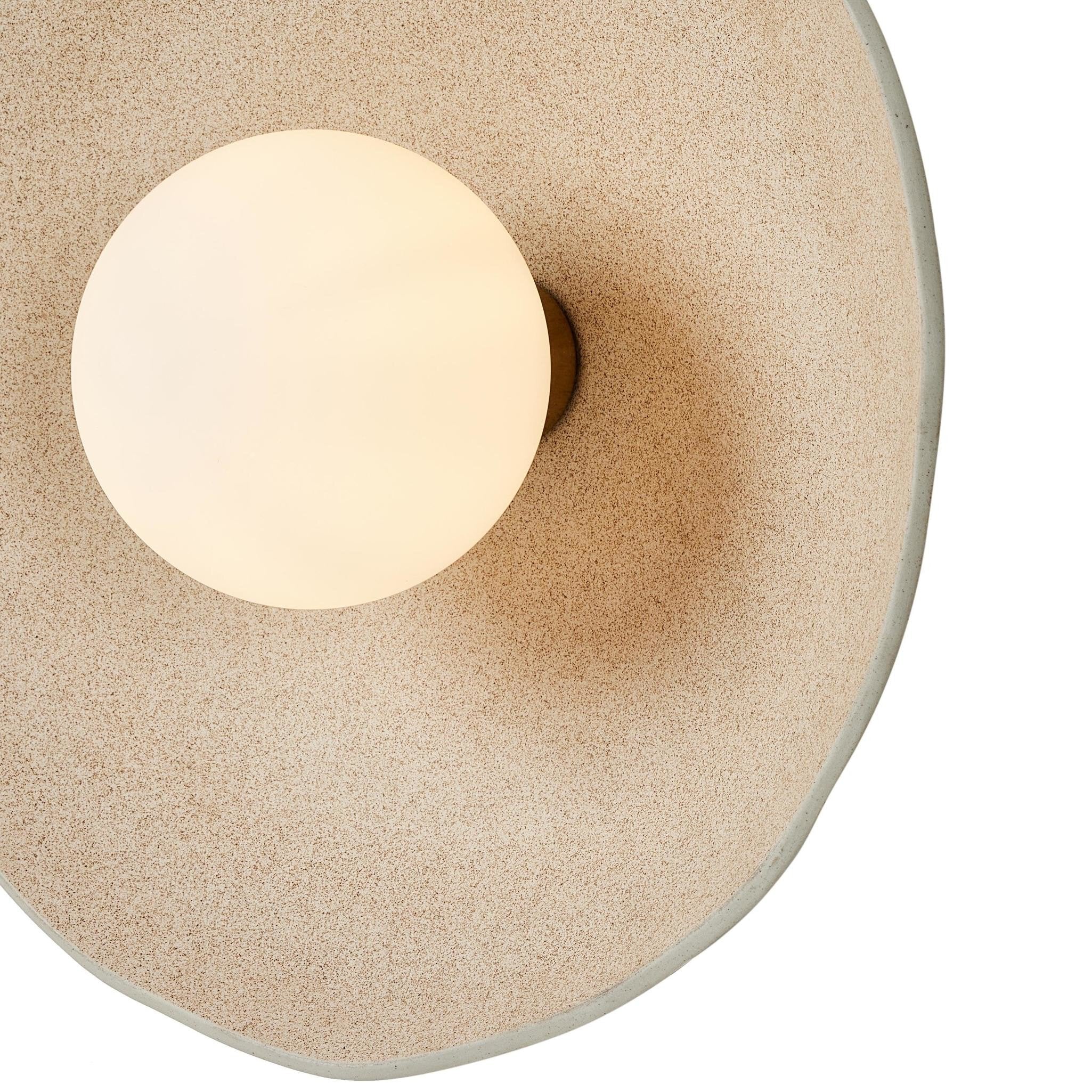 Organic Ceramic Sconce