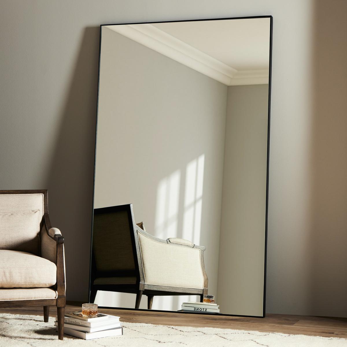 Georgina Rectangle Floor Mirror by Four Hands