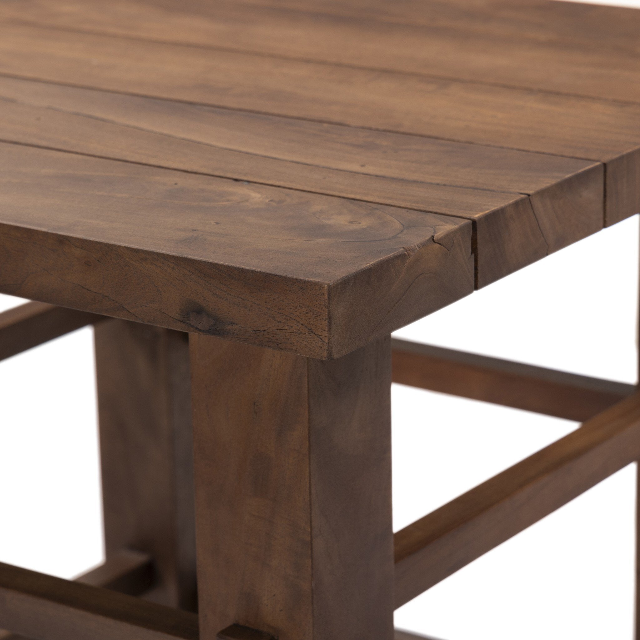 Wide Plank End Table