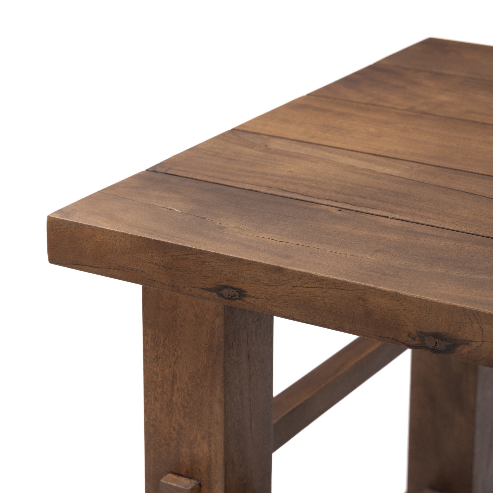 Wide Plank End Table