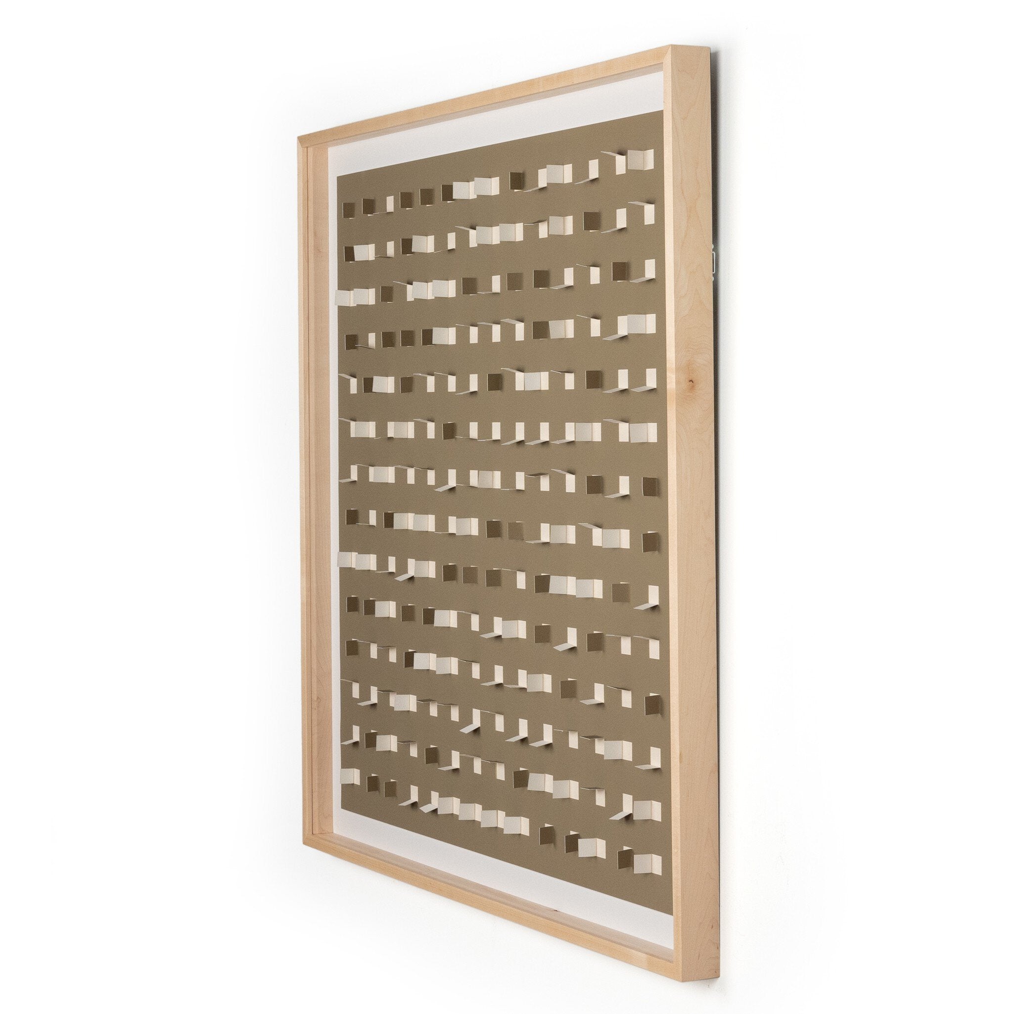 See Through Taupe By Fh Art Studio
