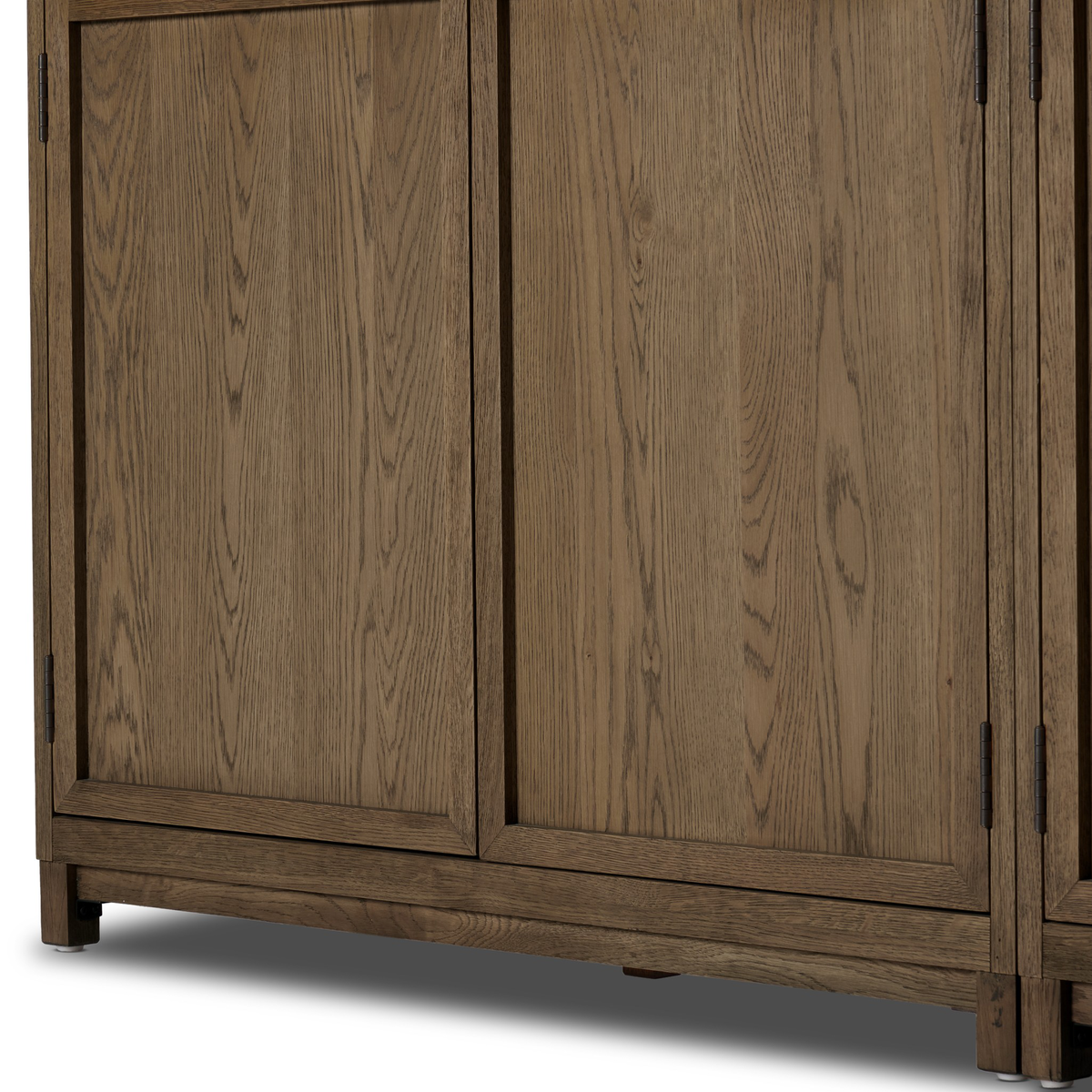 Millie Panel And Glass Door Double Cabinet by Four Hands