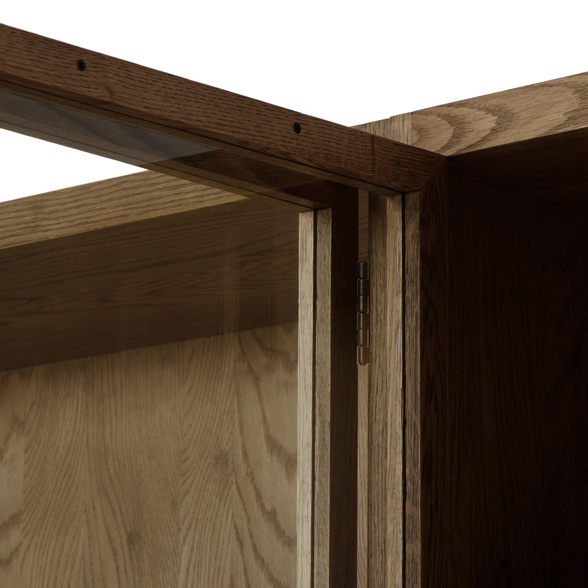 Millie Panel And Glass Door Double Cabinet by Four Hands