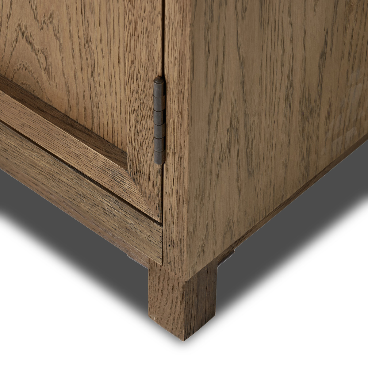 Millie Panel And Glass Door Double Cabinet by Four Hands