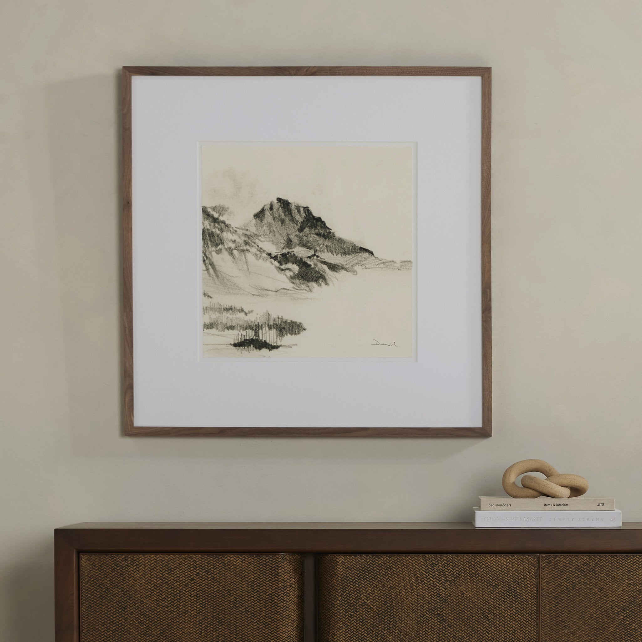 Land Sketch 2 By Dan Hobday