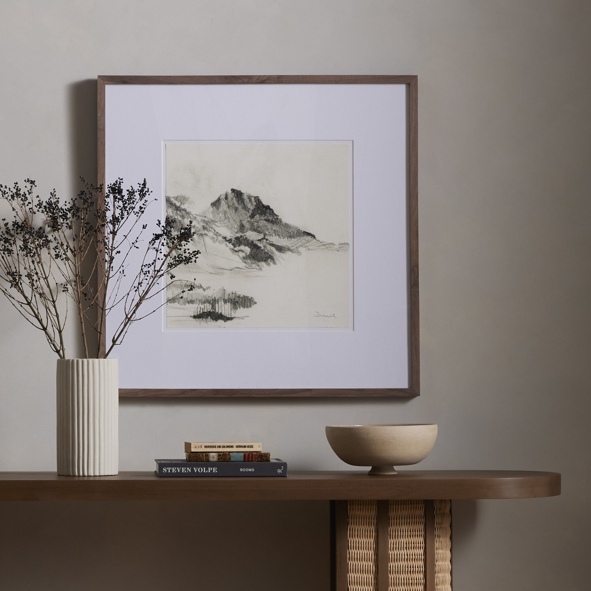 Land Sketch 2 By Dan Hobday