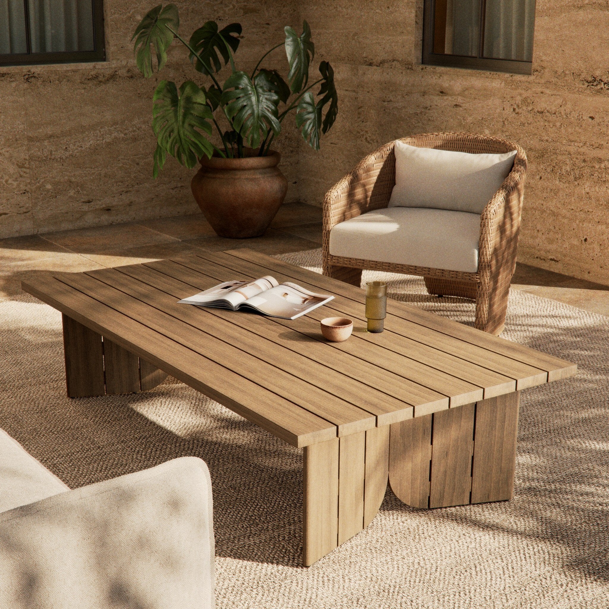 Joette Outdoor Coffee Table