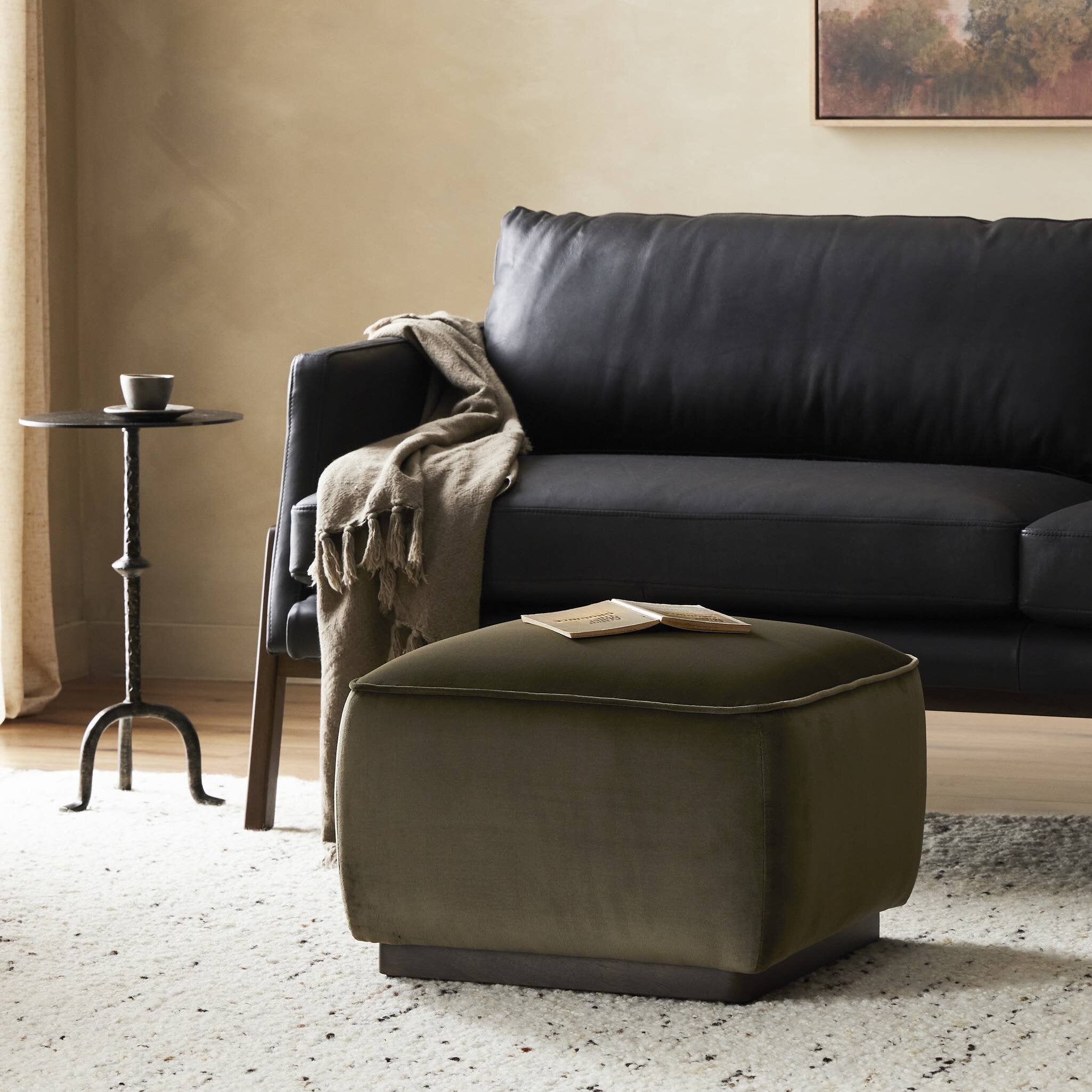 Sinclair Square Ottoman-21"