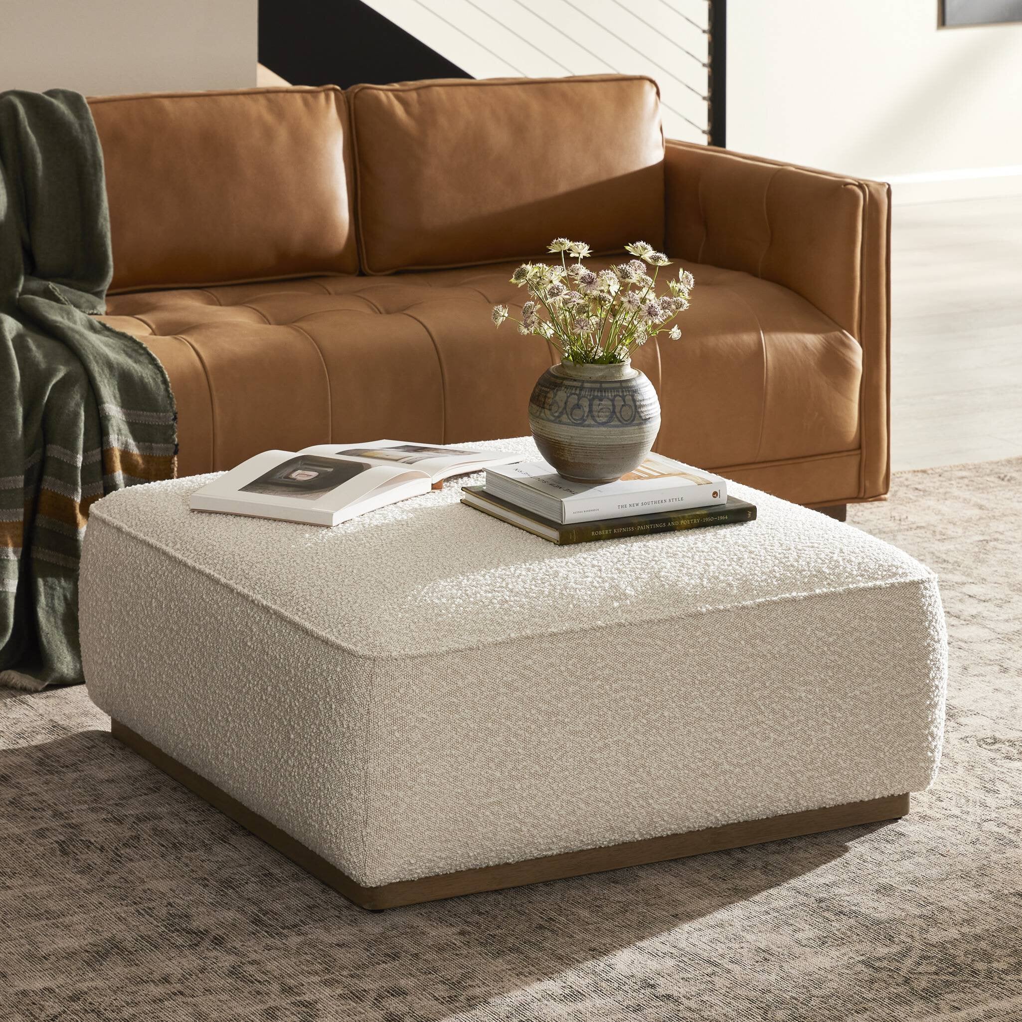Sinclair Square Ottoman-36"
