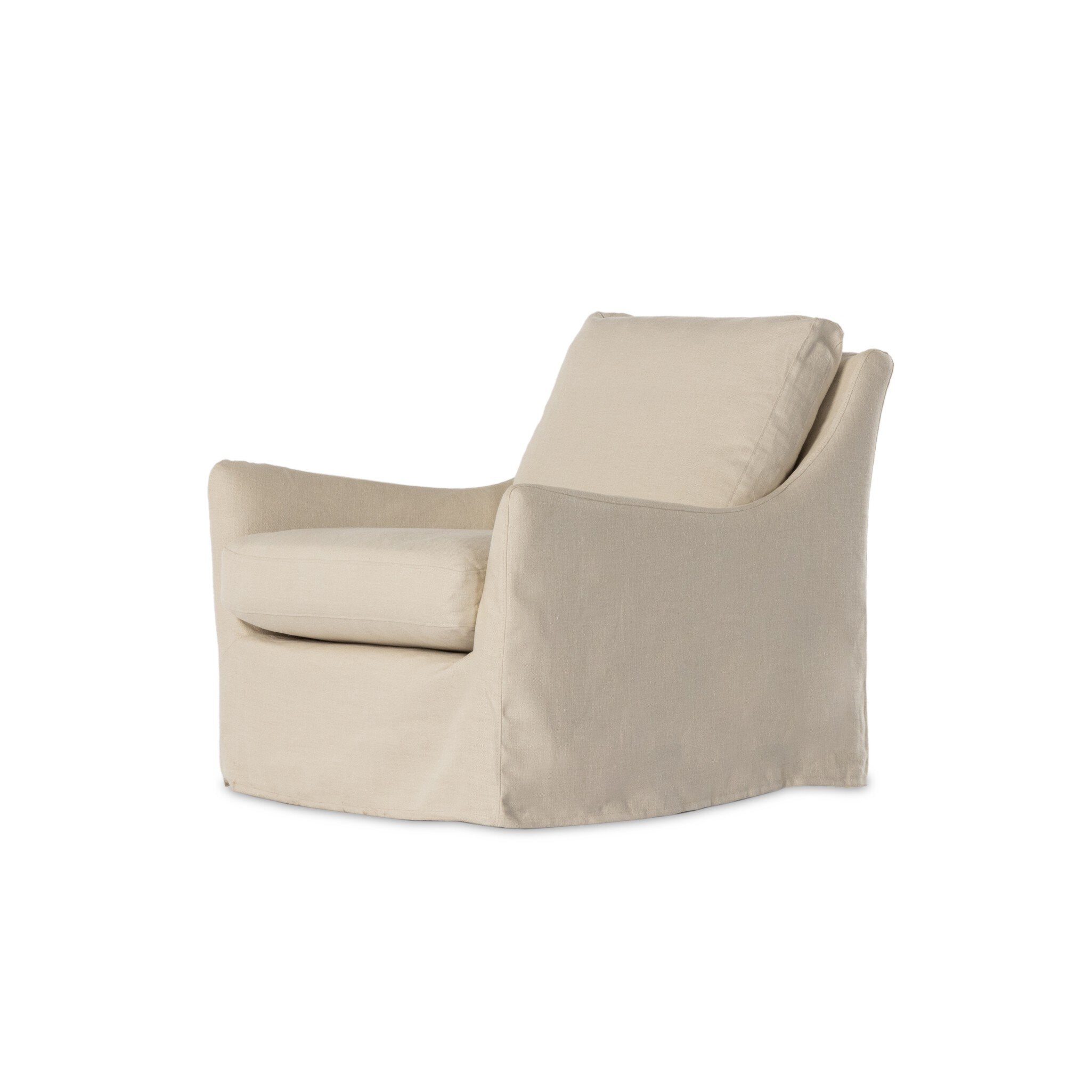 Monette Slipcover Swivel Chair