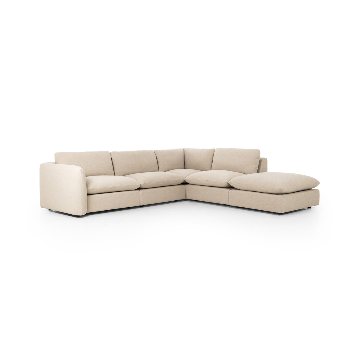 Ingel 4-Piece Sectional W/ Ottoman by Four Hands
