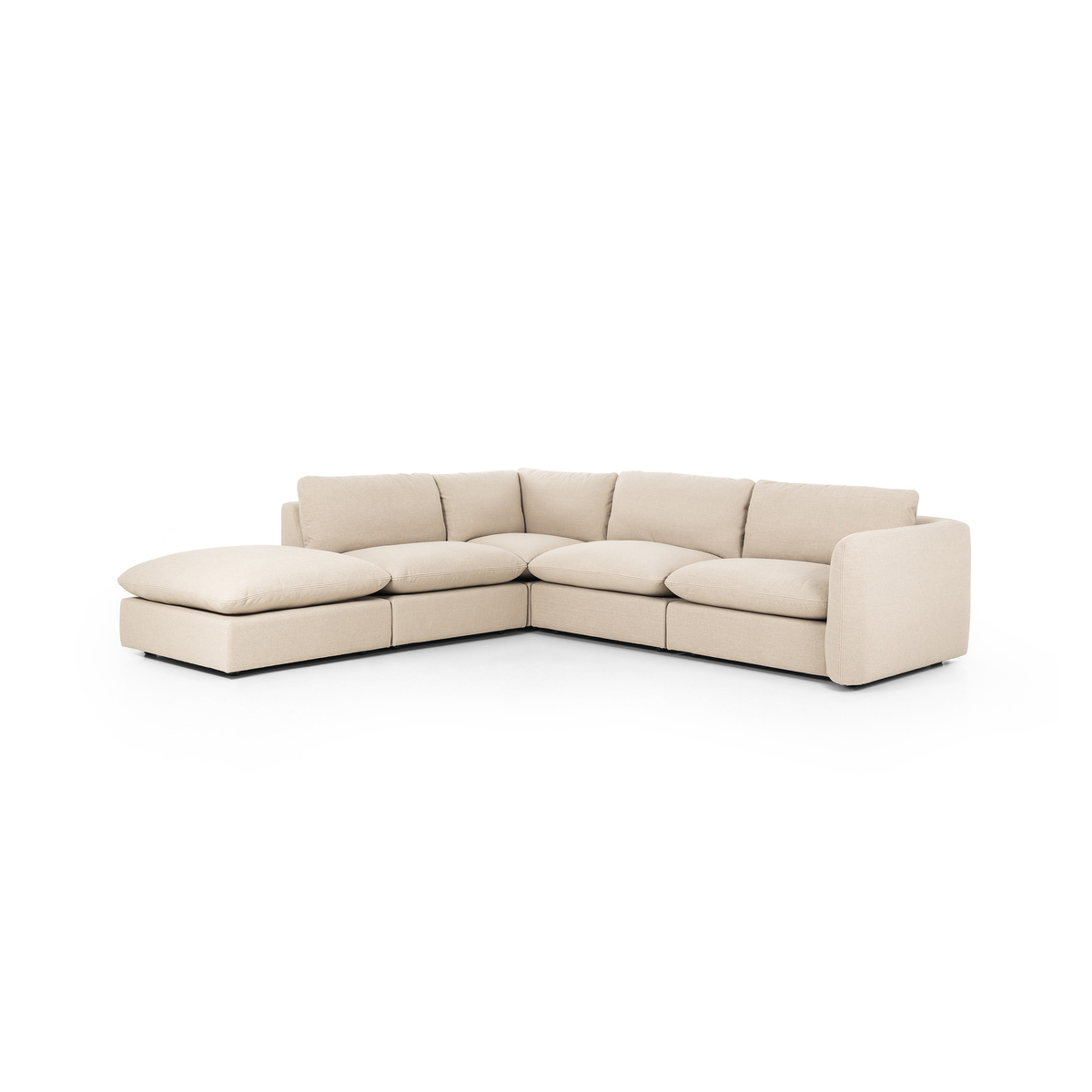 Ingel 4-Piece Sectional W/ Ottoman by Four Hands