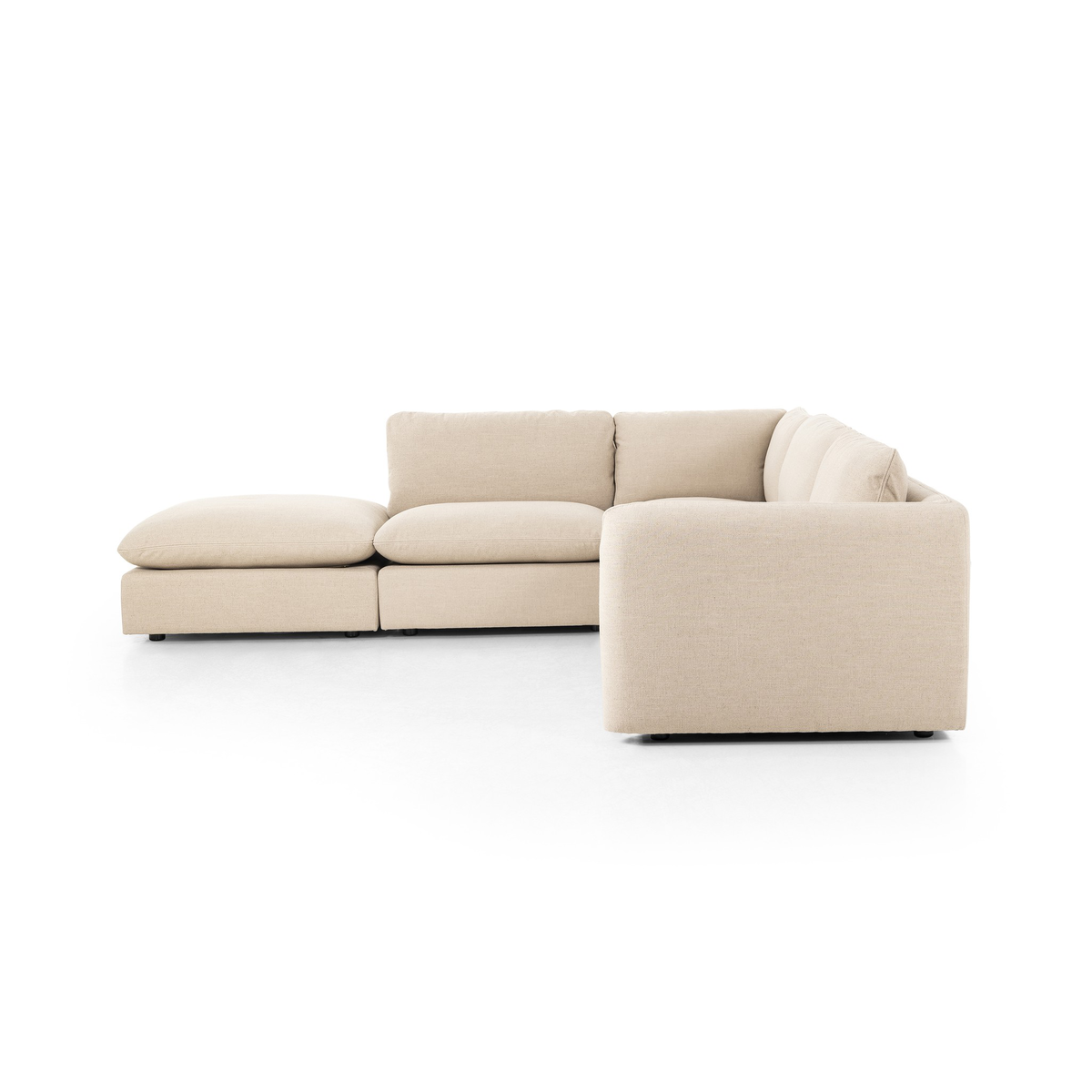 Ingel 4-Piece Sectional W/ Ottoman by Four Hands
