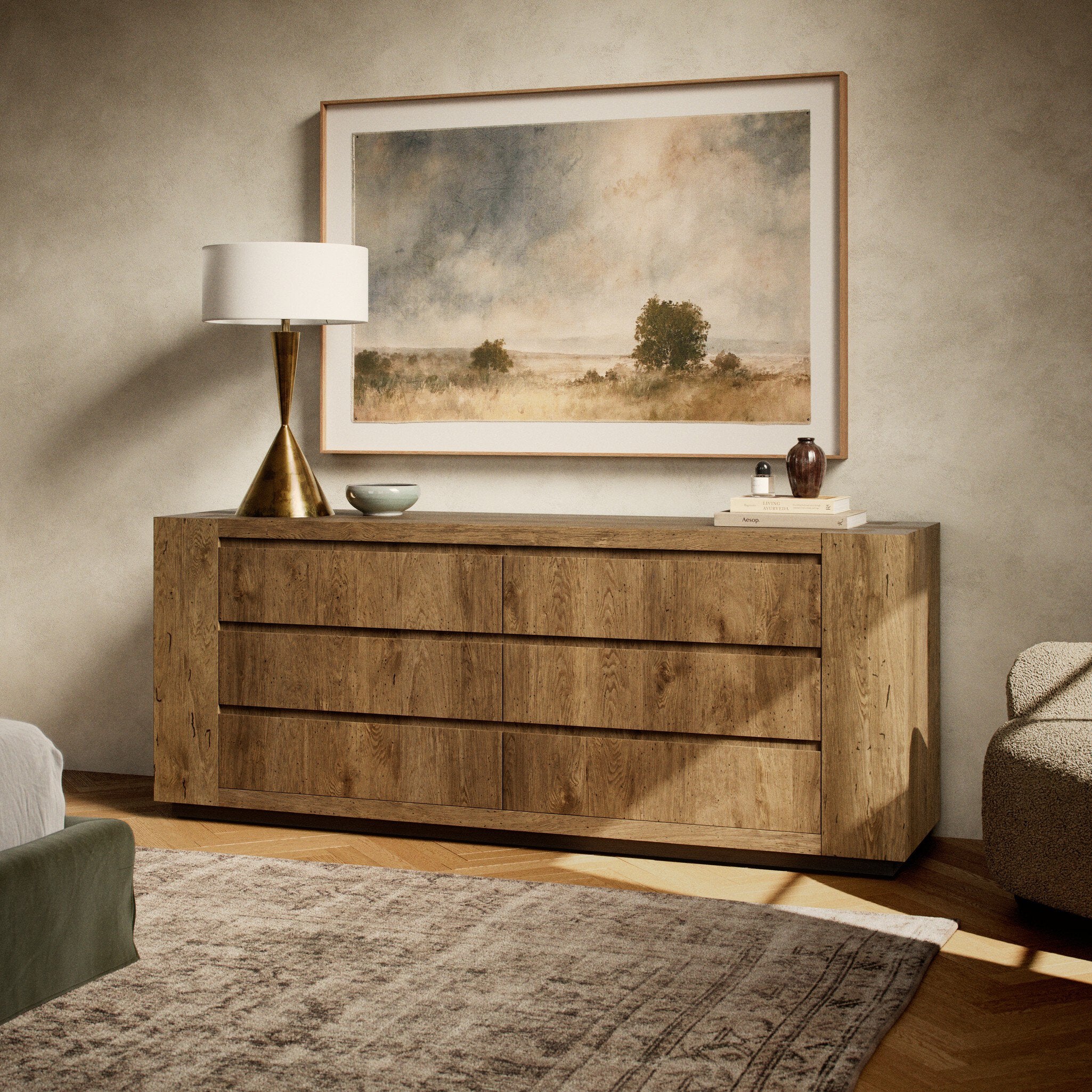 Abaso 6-Drawer Dresser