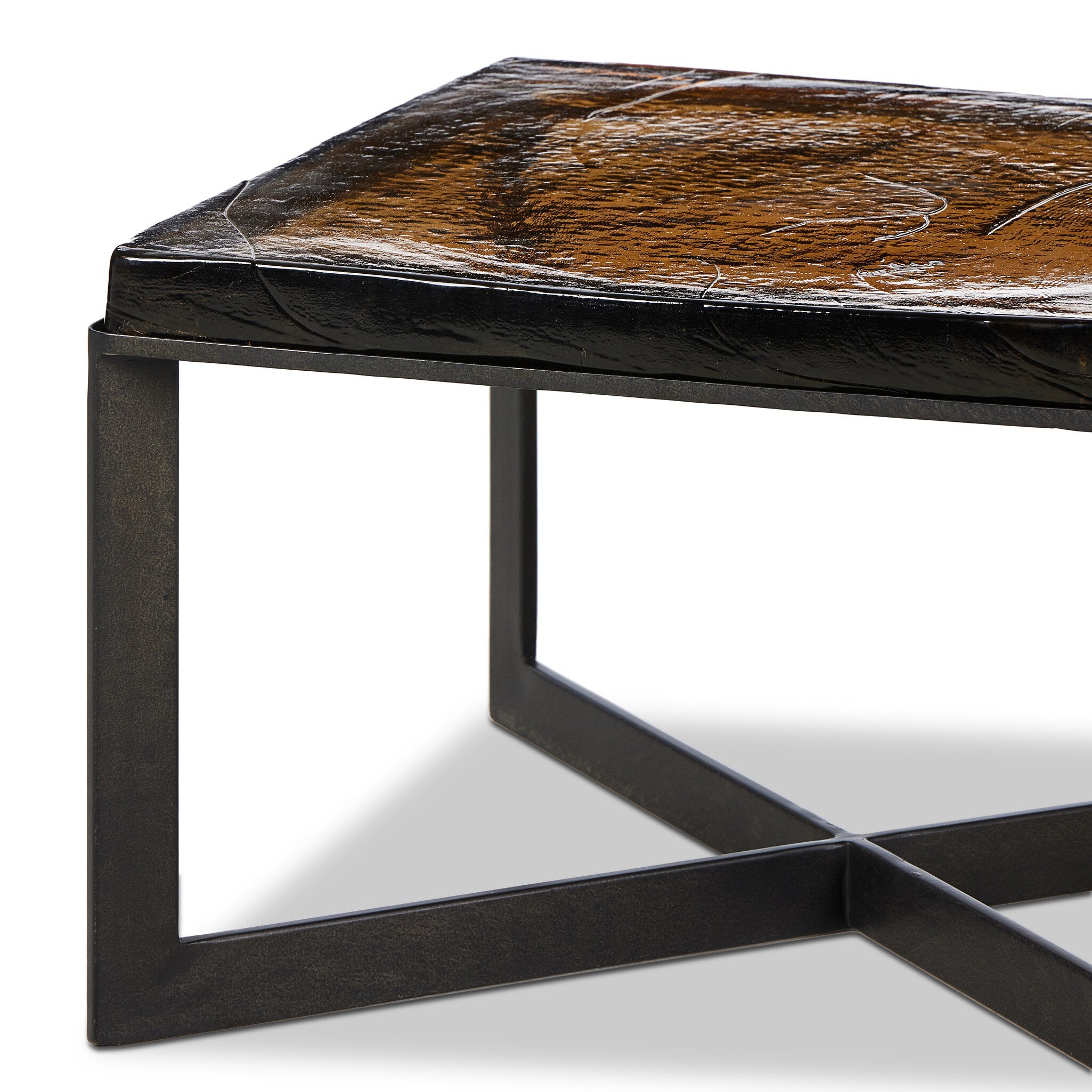 Lennie Cast Glass Bunching Table
