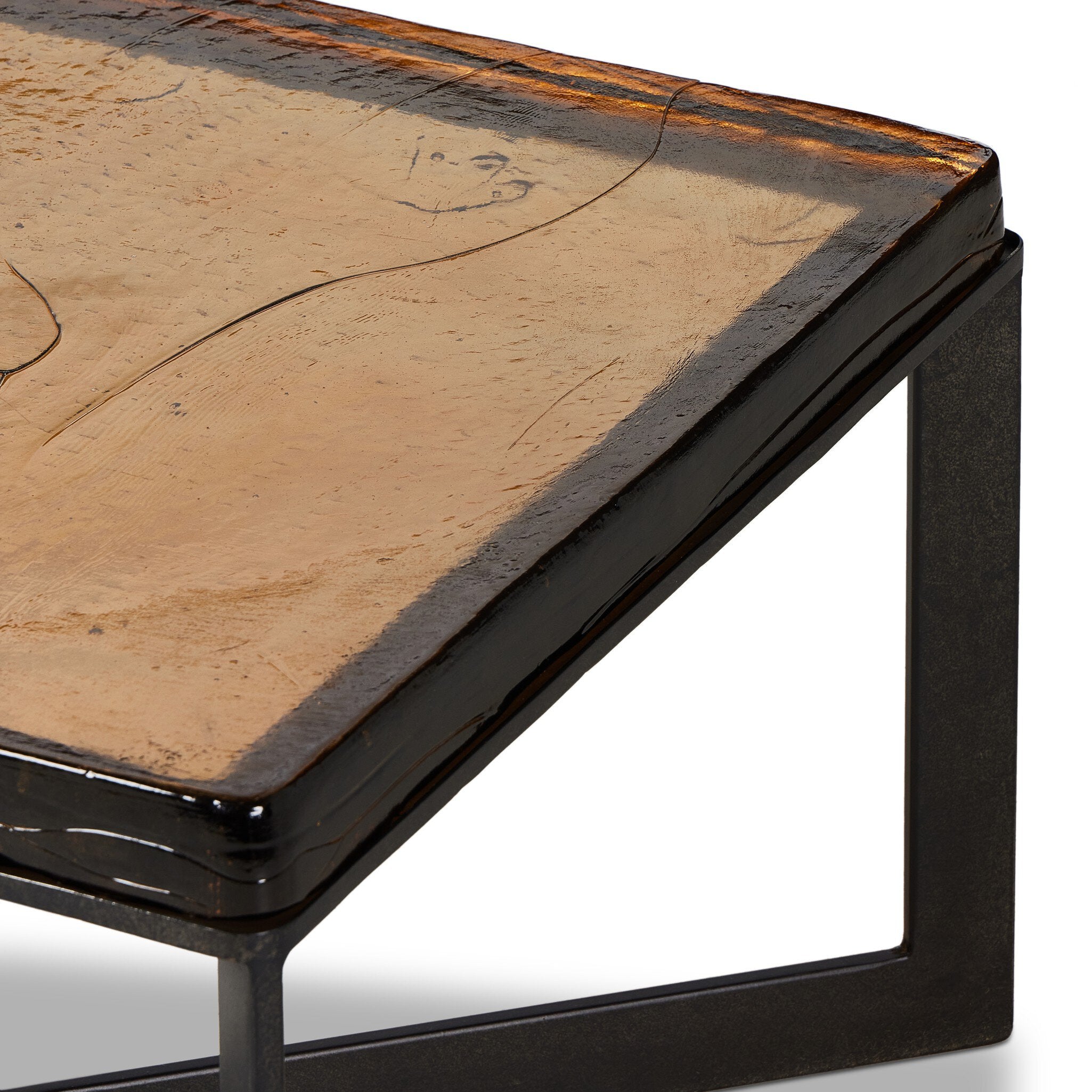 Lennie Cast Glass Bunching Table