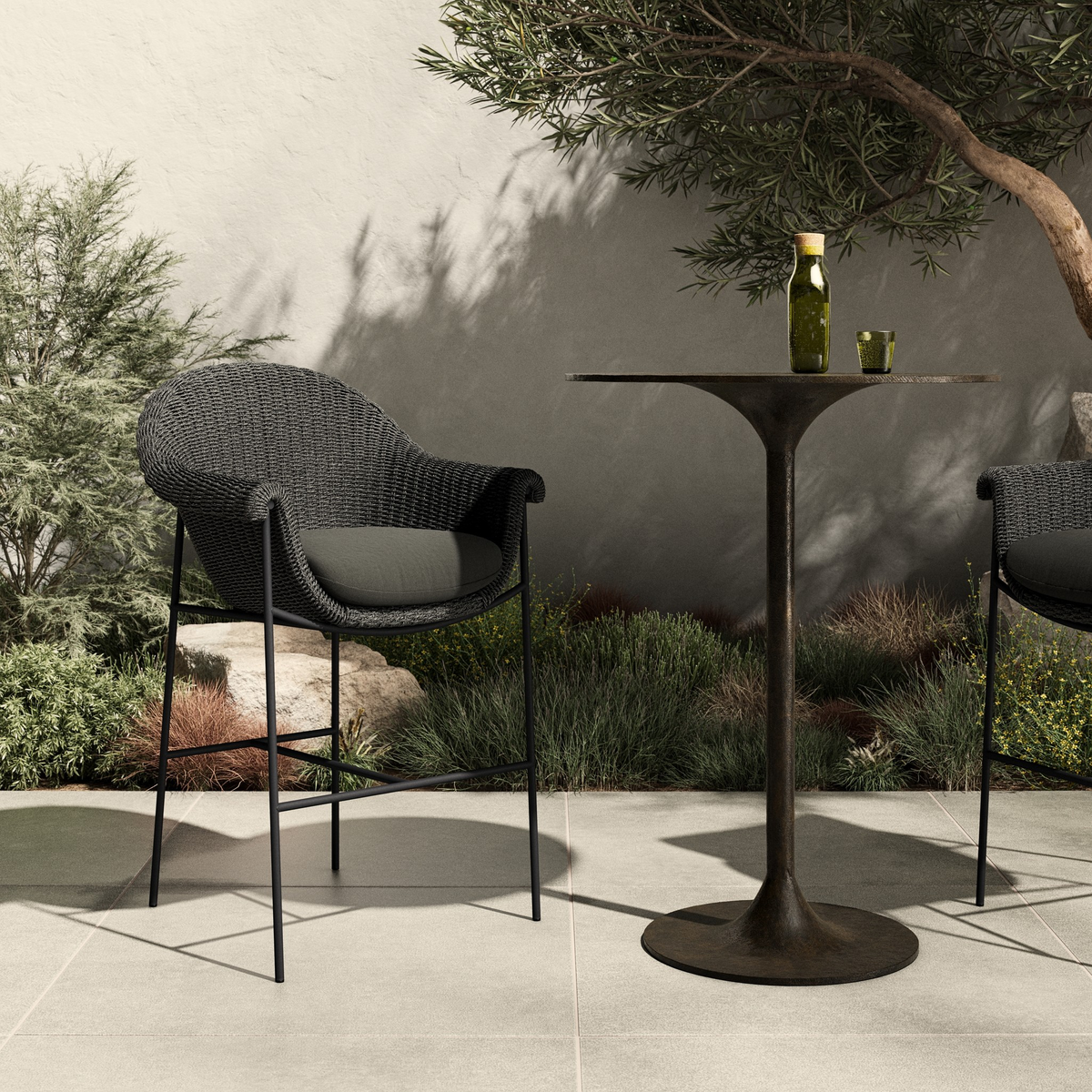 Suerte Outdoor Bar + Counter Stool