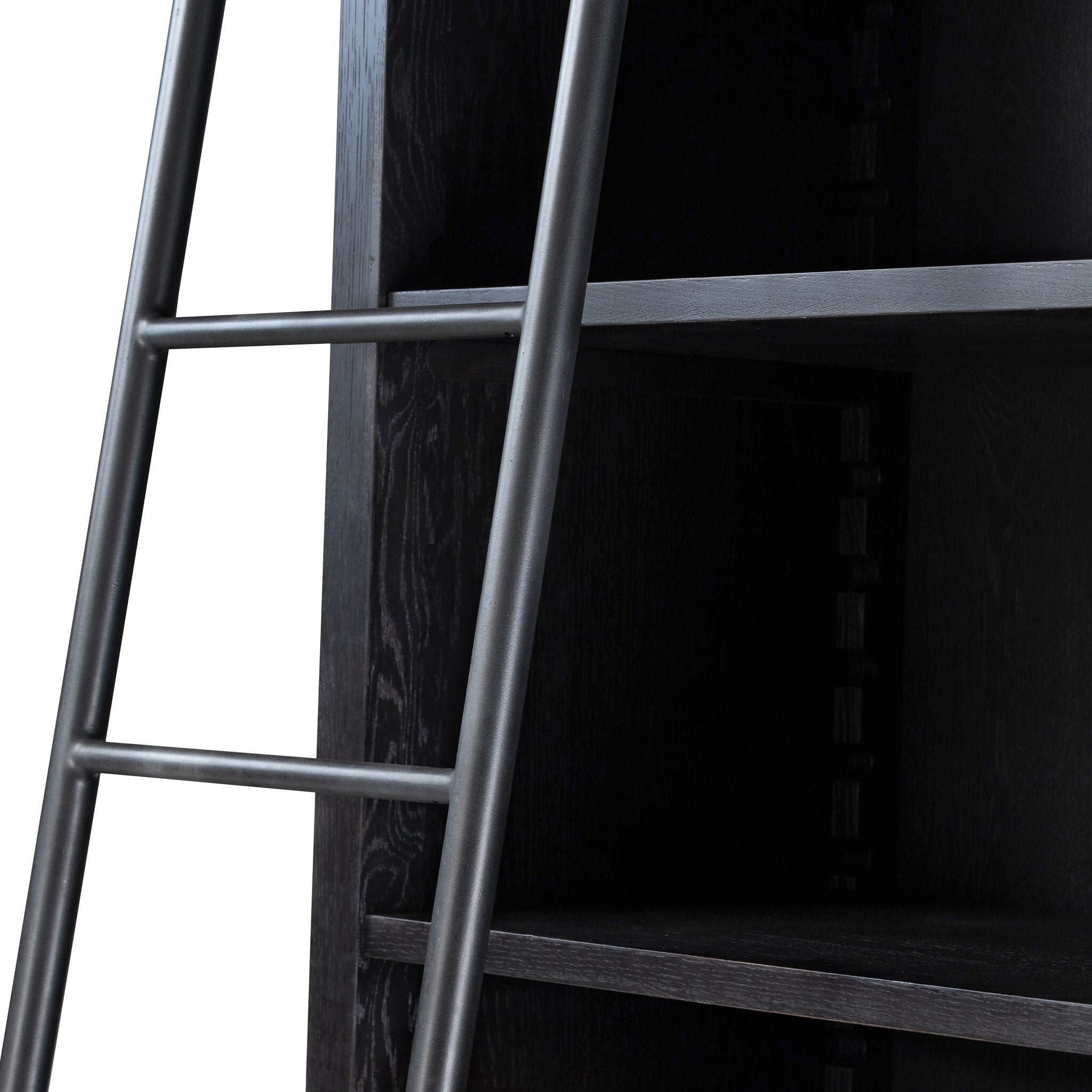 Admont Double Bookcase With Ladder