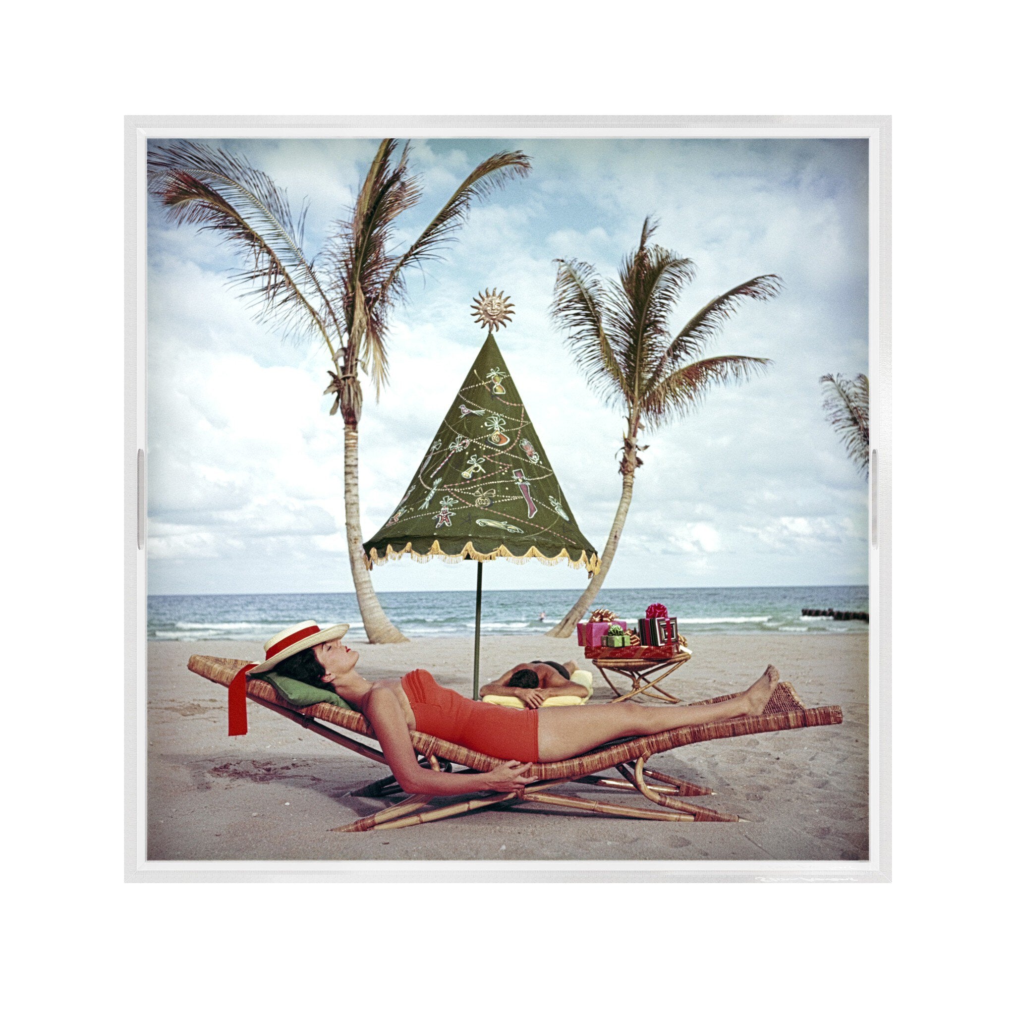 Palm Beach Idyll Tray By Slim Aarons