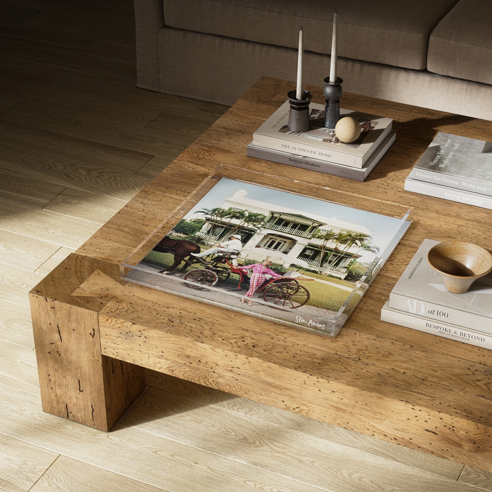 Bermudan Hostess Tray By Slim Aarons