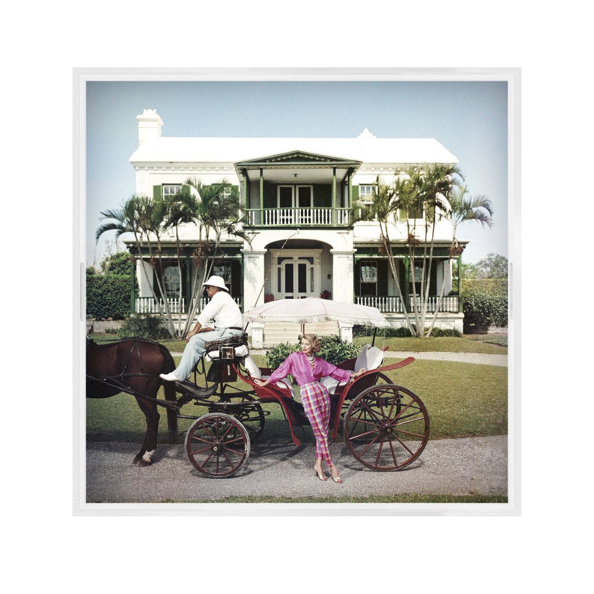 Bermudan Hostess Tray By Slim Aarons