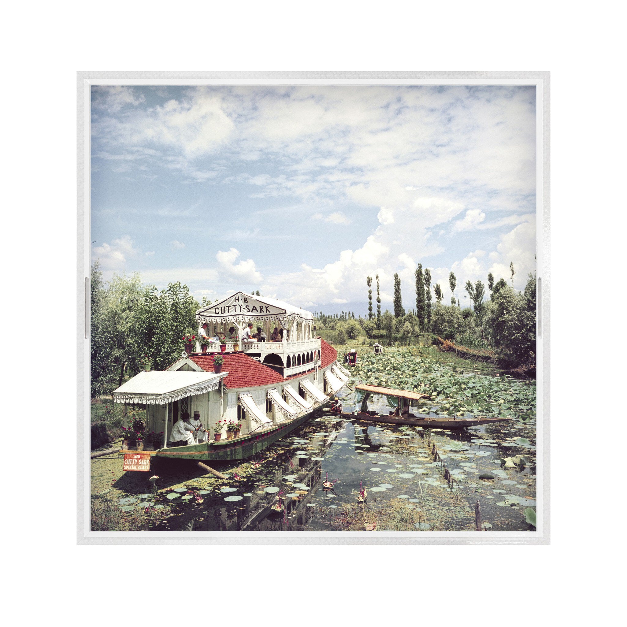 Jhelum River Tray By Slim Aarons